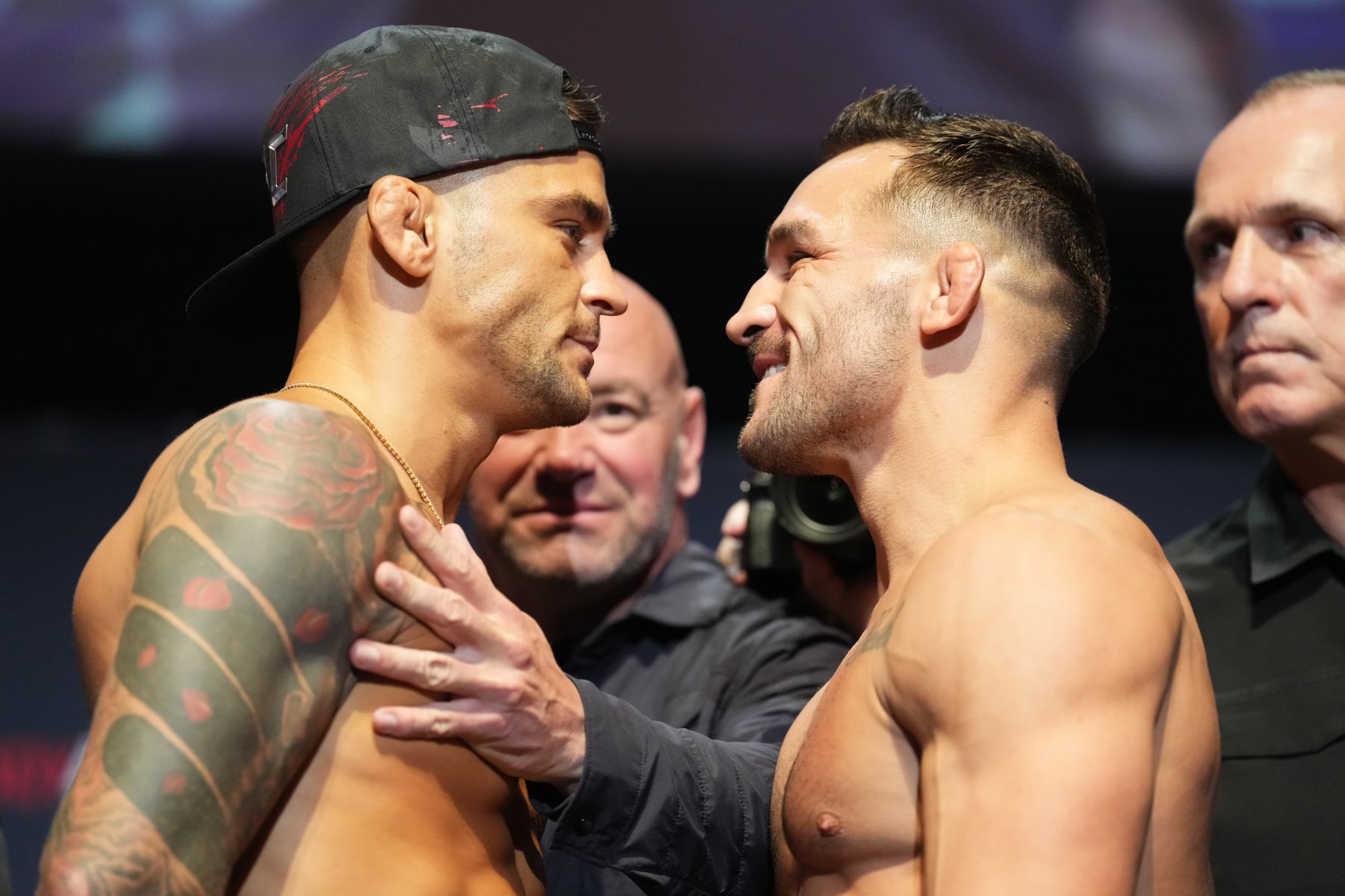 Dustin Poirier and Michael Chandler will meet in a key lightweight matchup. 