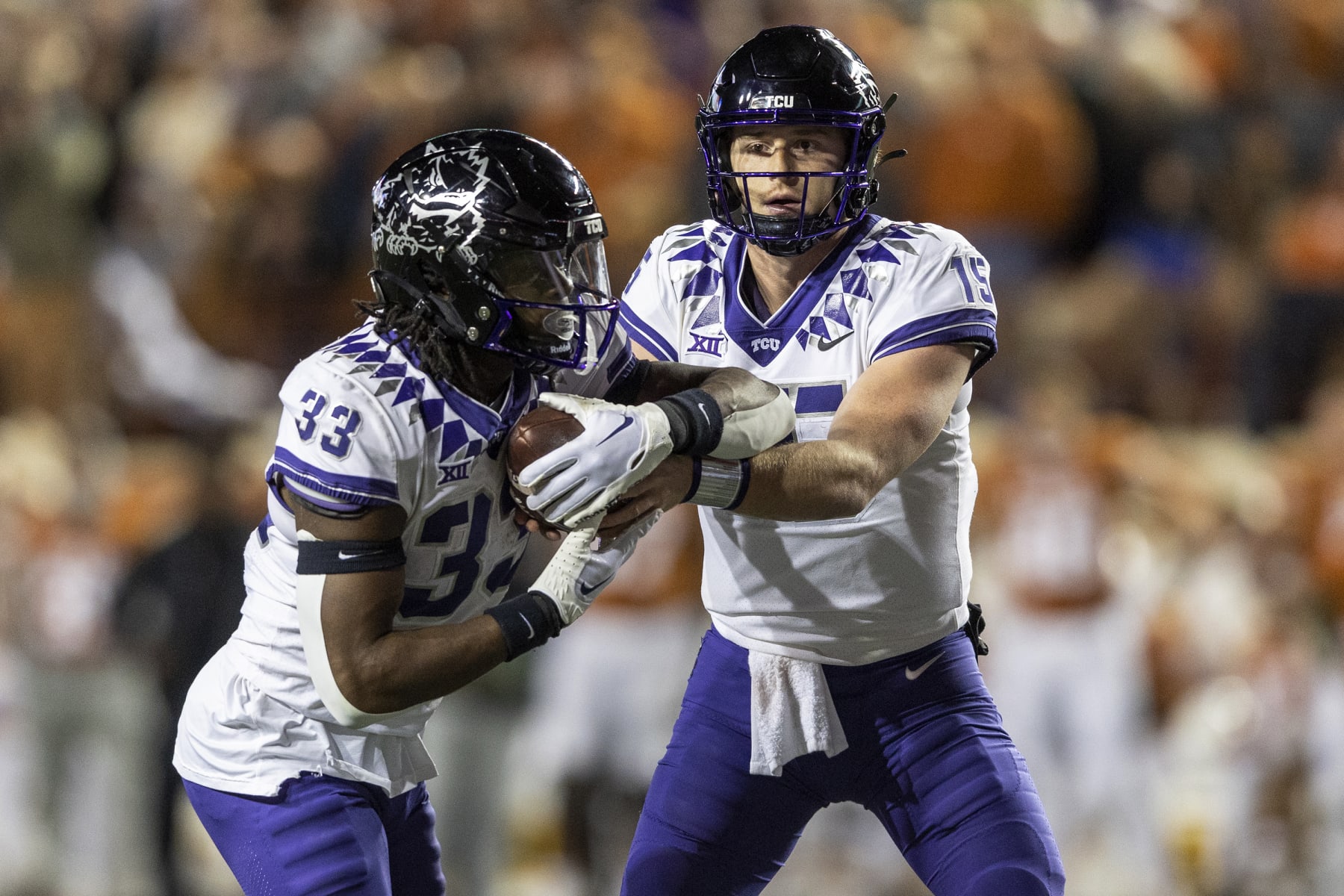 TCU's Max Duggan and Kendre Miller