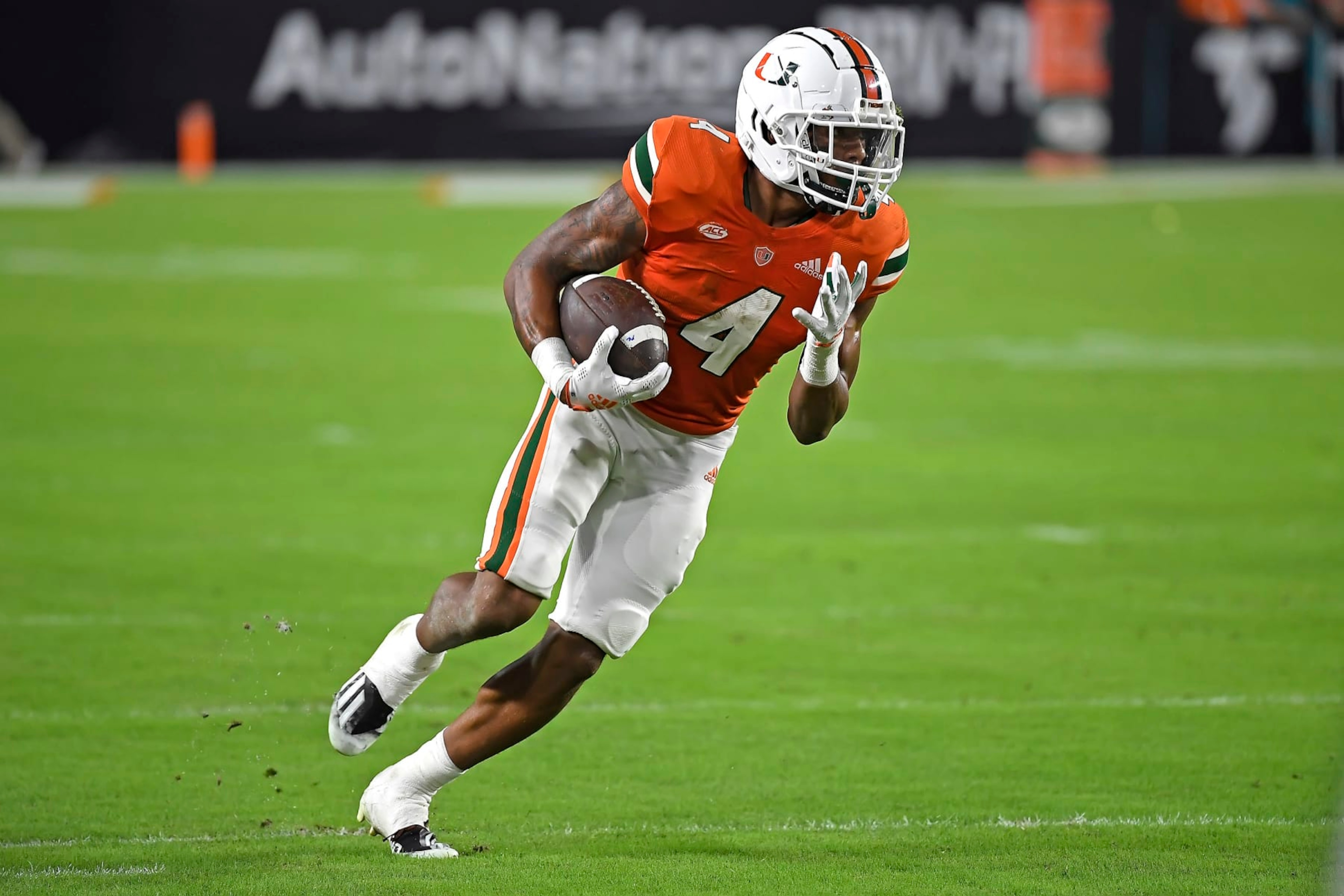 Miami's Jaylan Knighton