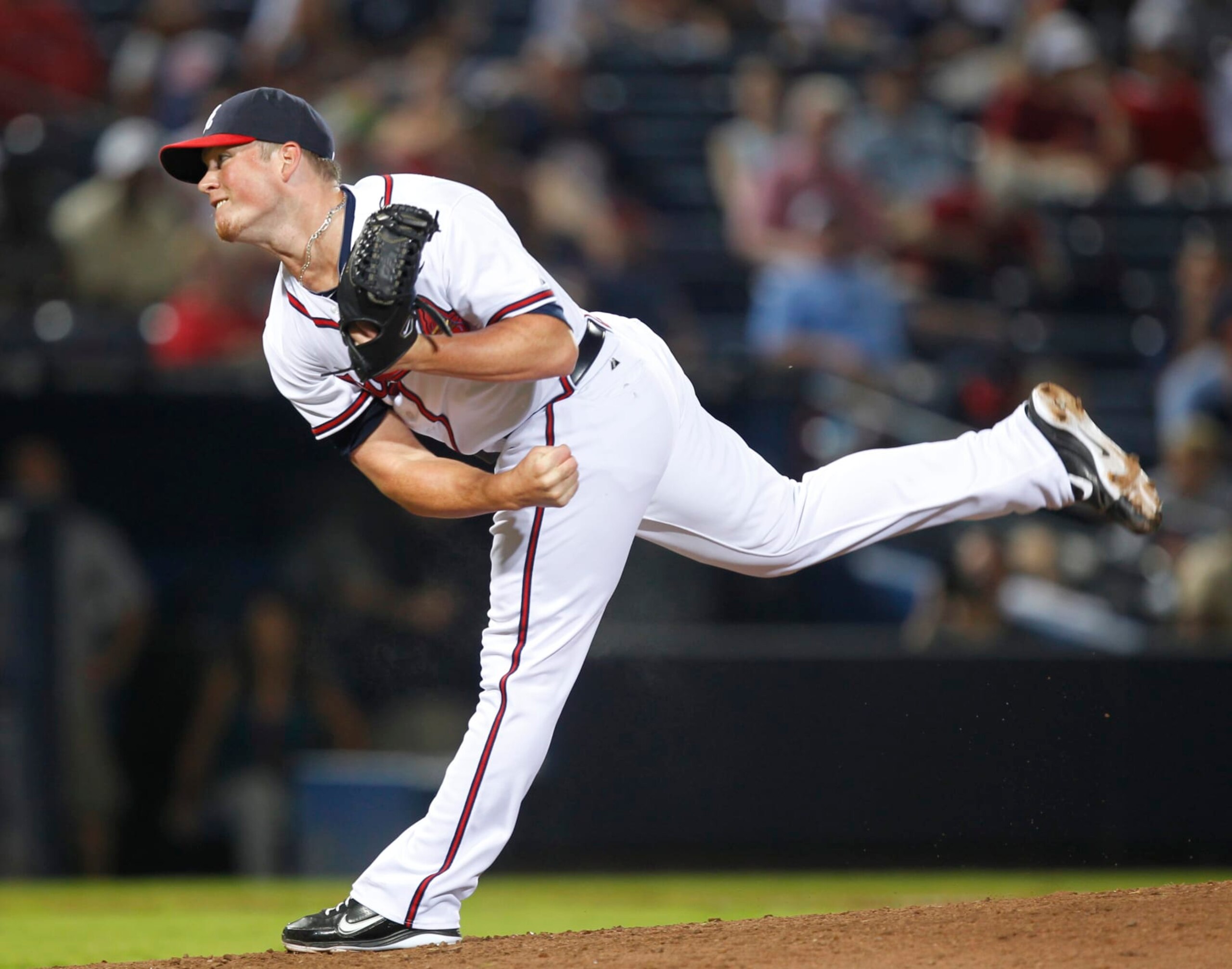 FILE- In this July 5, 2011 file photo, Atlanta Braves relief pitcher Craig Kimbrel works in the ninth inning of a baseball game against Colorado Rockies, in Atlanta. Kimbrel and Rays pitcher Jeremy Hellickson were voted Rookies of the Year Monday Nov. 14, 2011. (AP Photo/John Bazemore, File) FILE- In this July 5, 2011 file photo, Atlanta Braves relief pitcher Craig Kimbrel works in the ninth inning of a baseball game against Colorado Rockies, in Atlanta. Kimbrel and Rays pitcher Jeremy Hellickson were voted Rookies of the Year Monday Nov. 14, 2011. (AP Photo/John Bazemore, File)