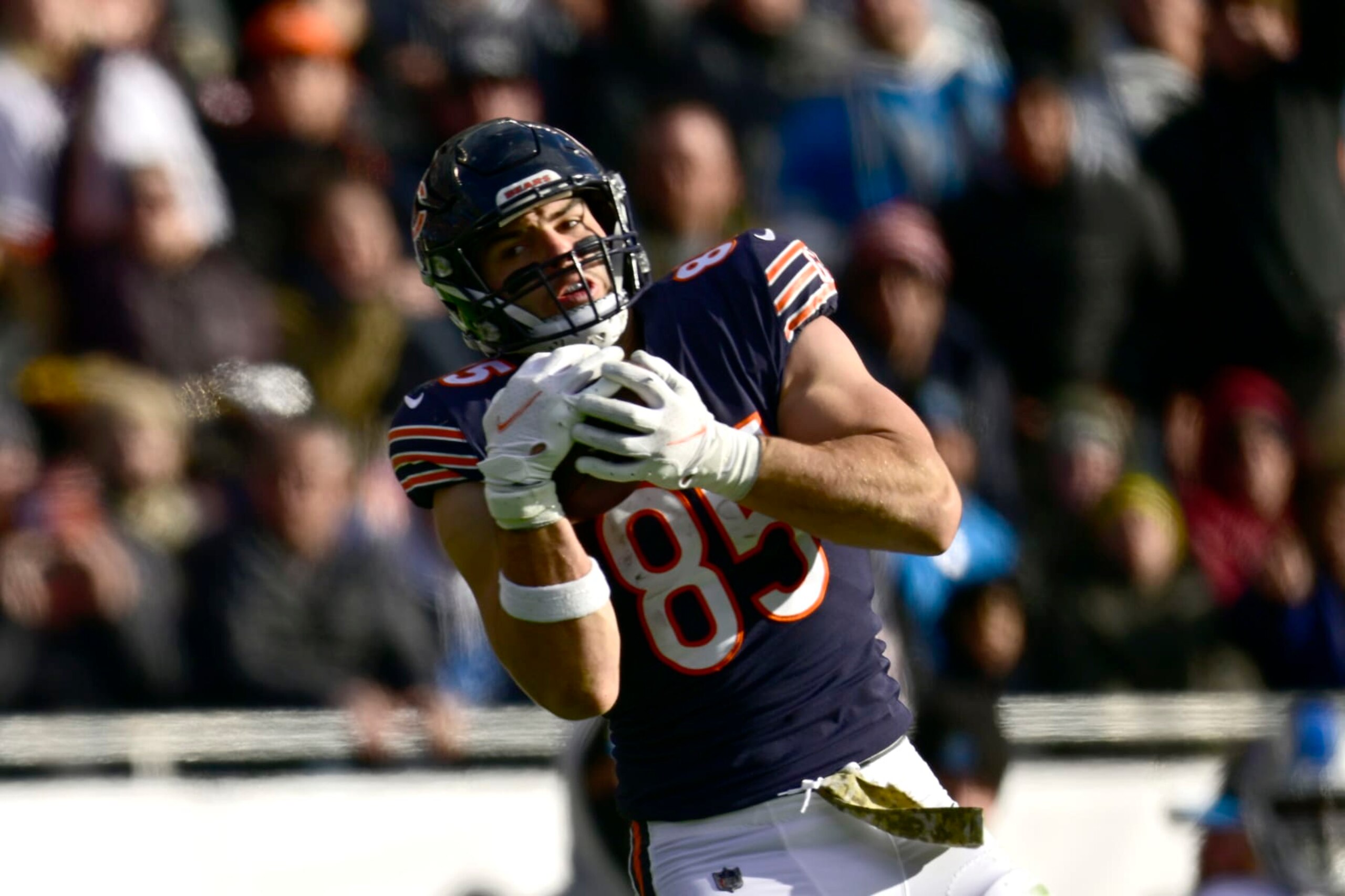 Cole Kmet's breakout game could be a sign of positive things to come for the Bears. Cole Kmet's breakout game could be a sign of positive things to come for the Bears.