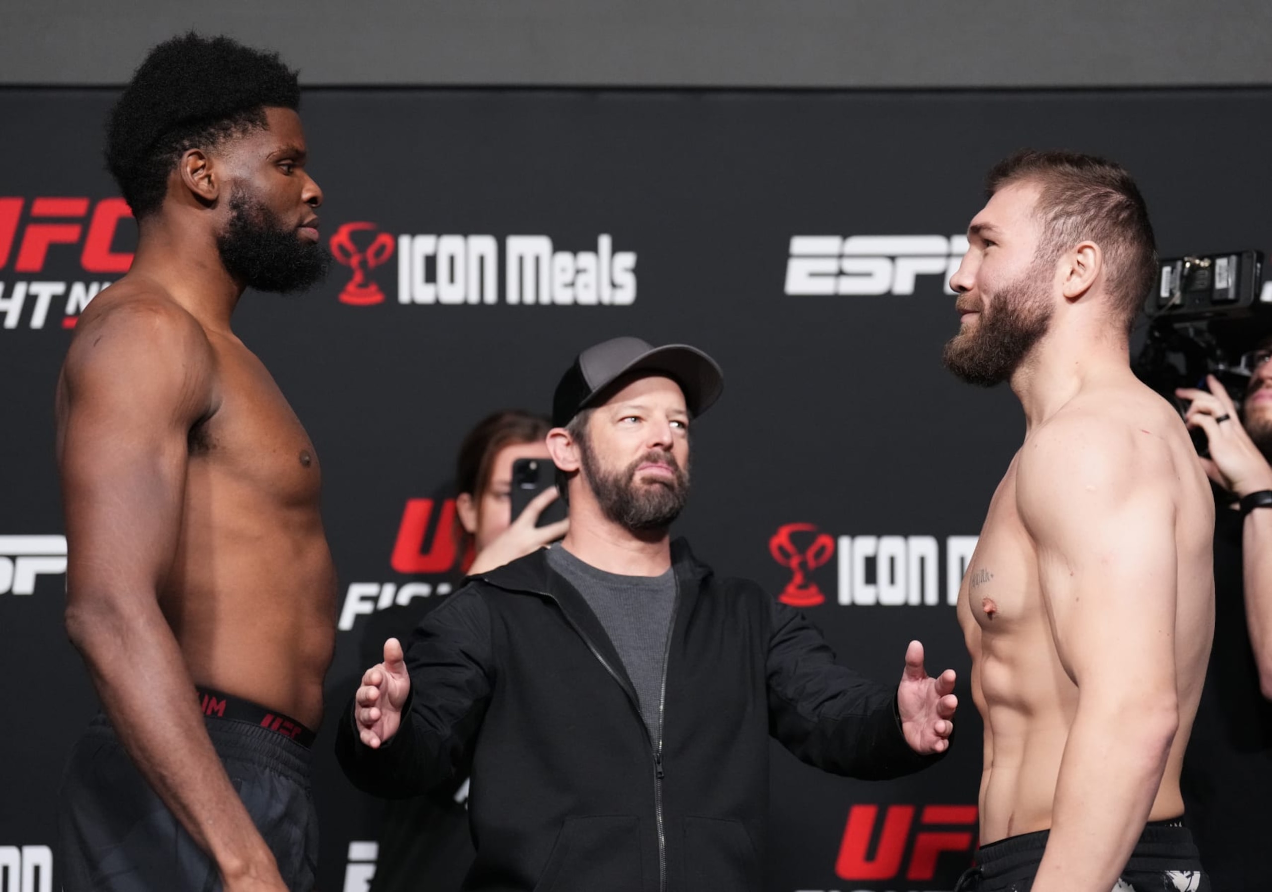 Kennedy Nzechukwu faces off aginst Ion Cuรยelaba in the co-main event. Kennedy Nzechukwu faces off aginst Ion Cuรยelaba in the co-main event.