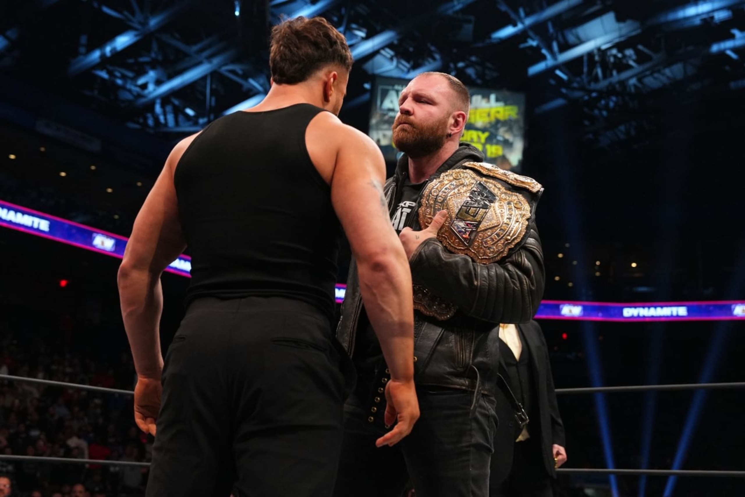 Jon Moxley defended the AEW World Championship against MJF in the Full Gear main event. Jon Moxley defended the AEW World Championship against MJF in the Full Gear main event.