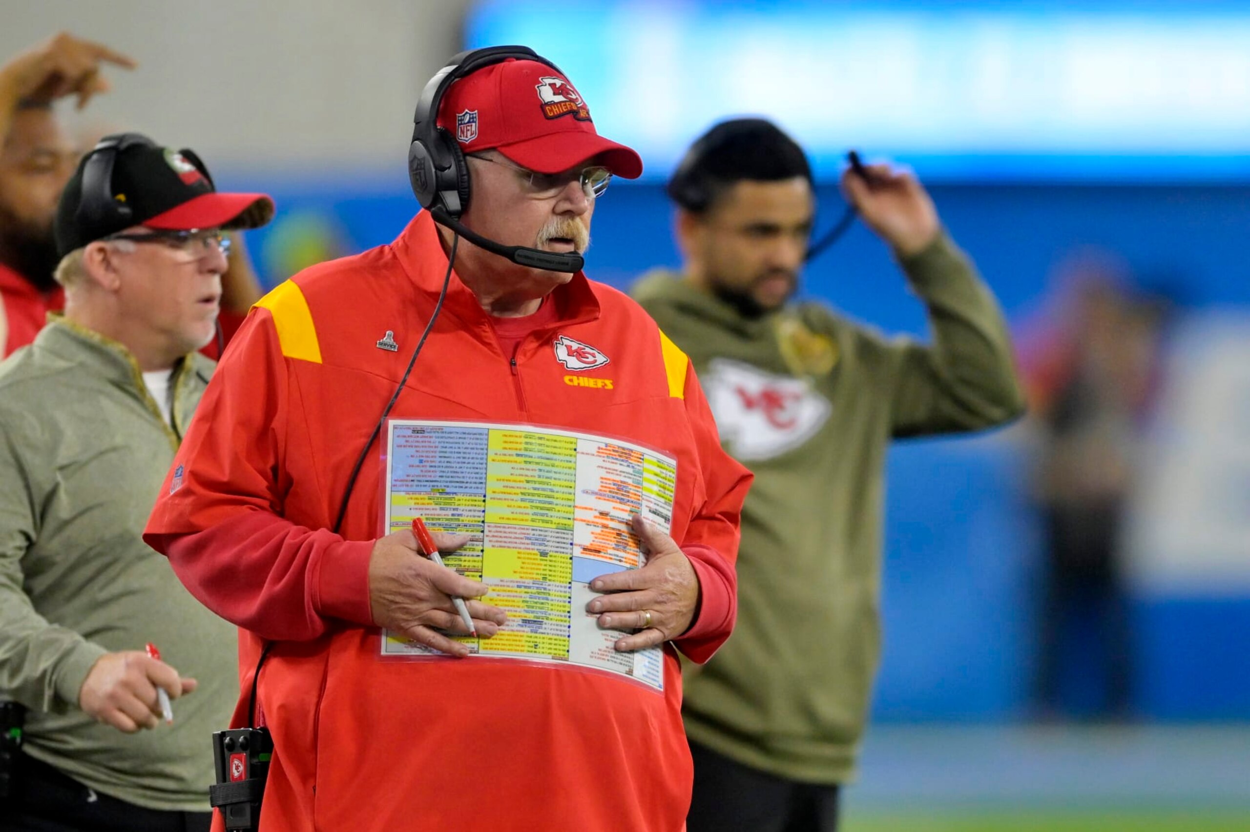 Kansas City Chiefs head coach Andy Reid Kansas City Chiefs head coach Andy Reid