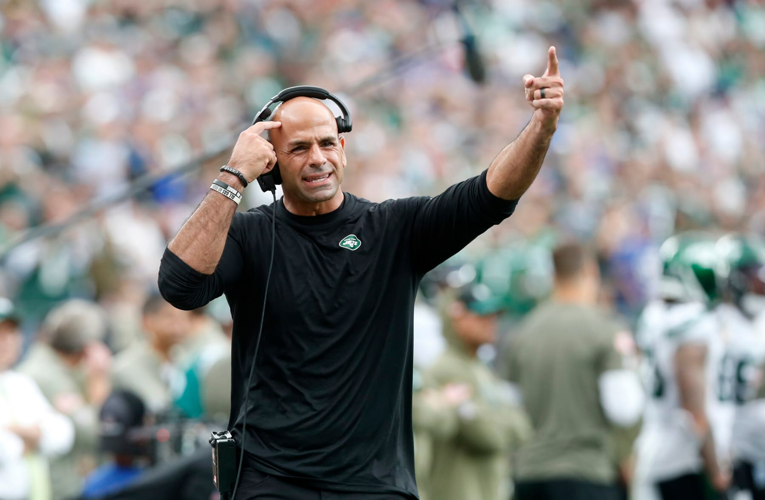 Jets coach Robert Saleh Jets coach Robert Saleh