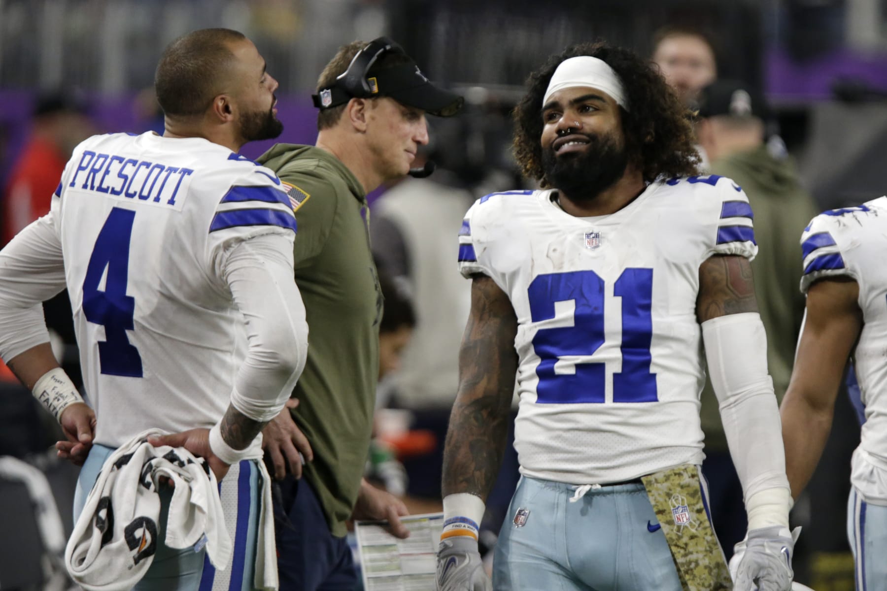 Dak Prescott (left) and Ezekiell Elliott (right)
