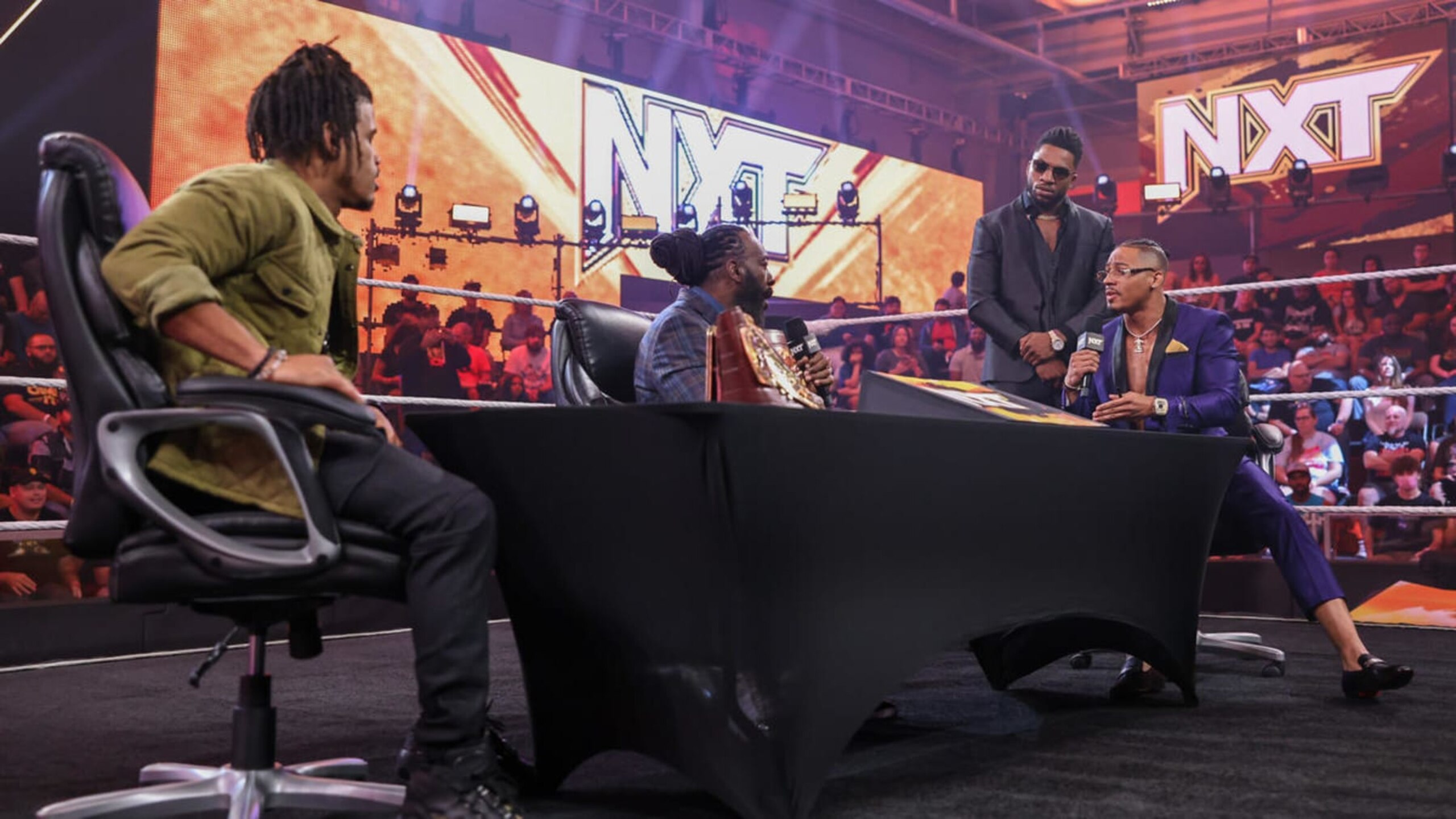Wes Lee and Carmelo Hayes finally fought one-on-one for the NXT North American Championship. Wes Lee and Carmelo Hayes finally fought one-on-one for the NXT North American Championship.
