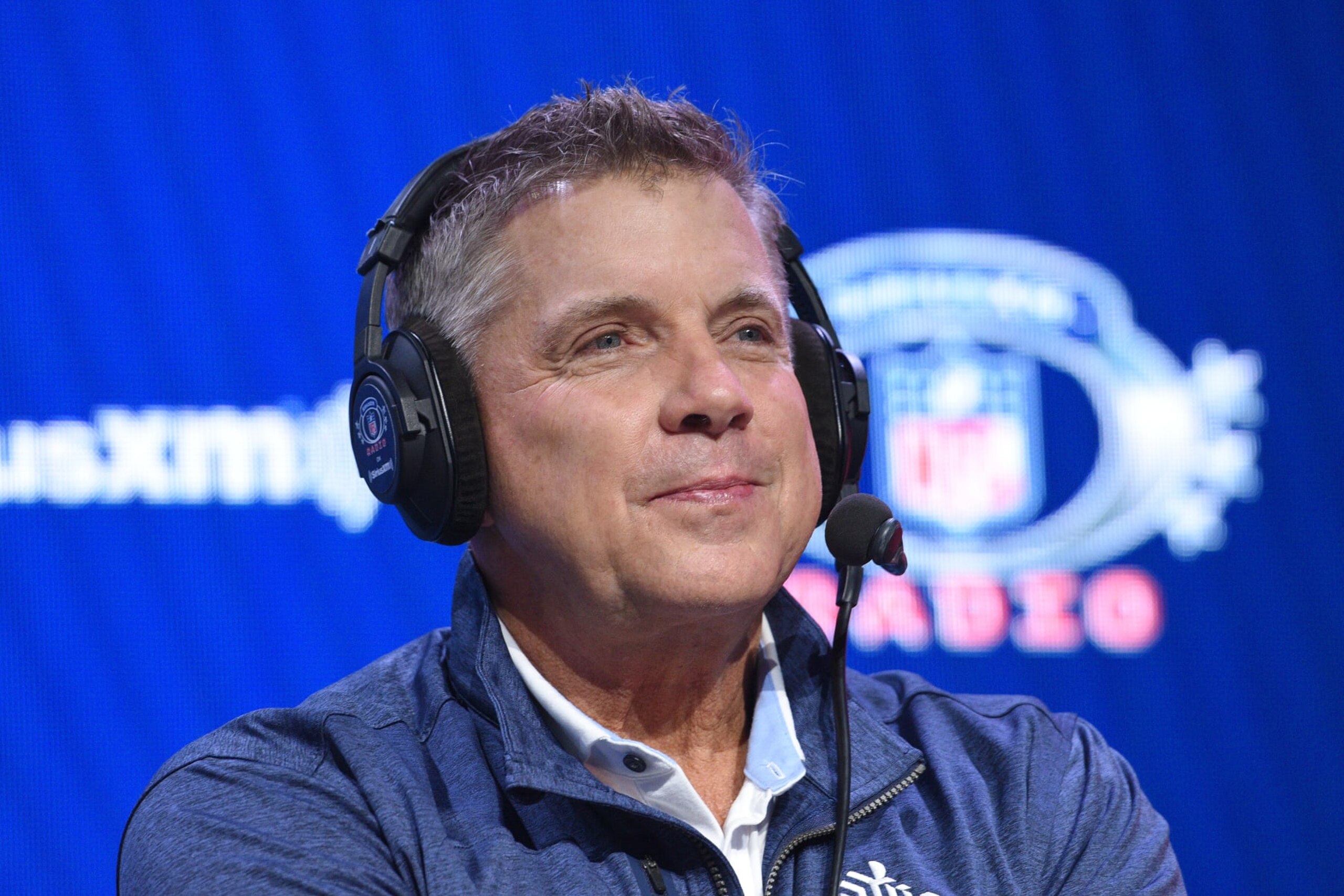 LOS ANGELES, CALIFORNIA - FEBRUARY 11: Former NFL coach Sean Payton speaks during an interview on day 3 of SiriusXM At Super Bowl LVI on February 11, 2022 in Los Angeles, California. (Photo by Vivien Killilea/Getty Images for SiriusXM ) LOS ANGELES, CALIFORNIA - FEBRUARY 11: Former NFL coach Sean Payton speaks during an interview on day 3 of SiriusXM At Super Bowl LVI on February 11, 2022 in Los Angeles, California. (Photo by Vivien Killilea/Getty Images for SiriusXM )