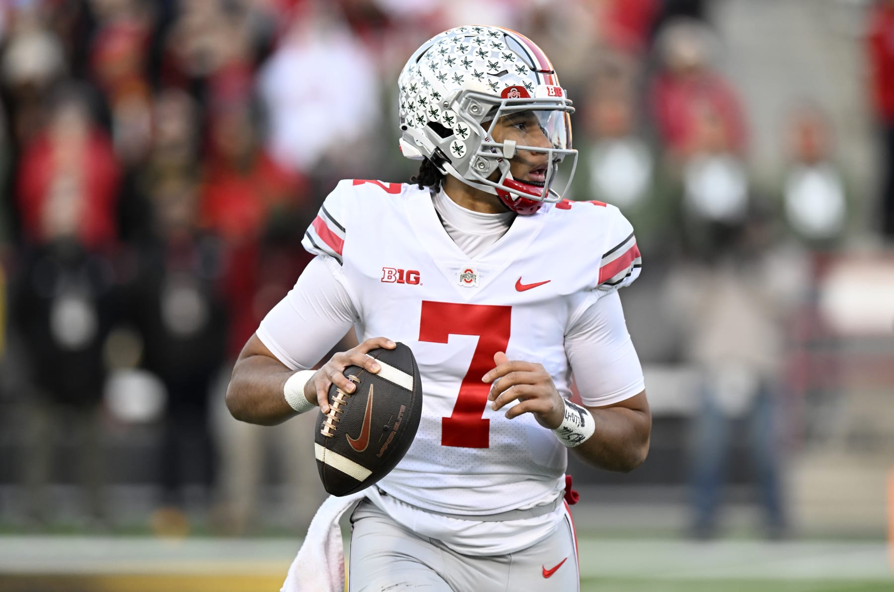 C.J. Stroud has an opportunity to make a Heisman statement against Michigan this weekend. 