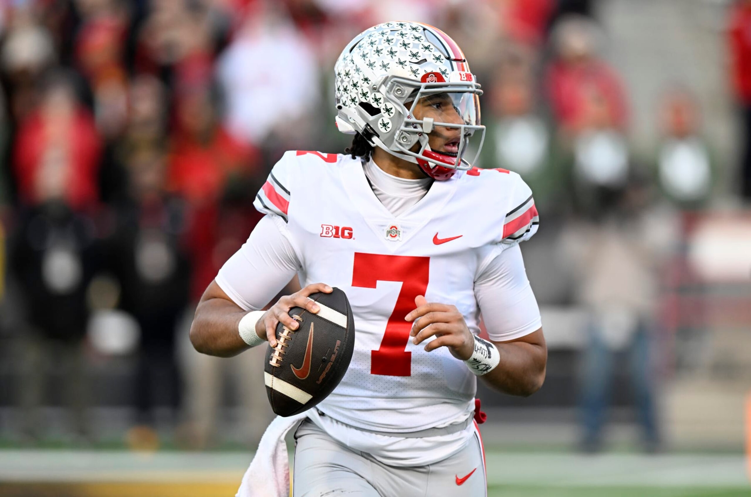 C.J. Stroud has an opportunity to make a Heisman statement against Michigan this weekend. C.J. Stroud has an opportunity to make a Heisman statement against Michigan this weekend.