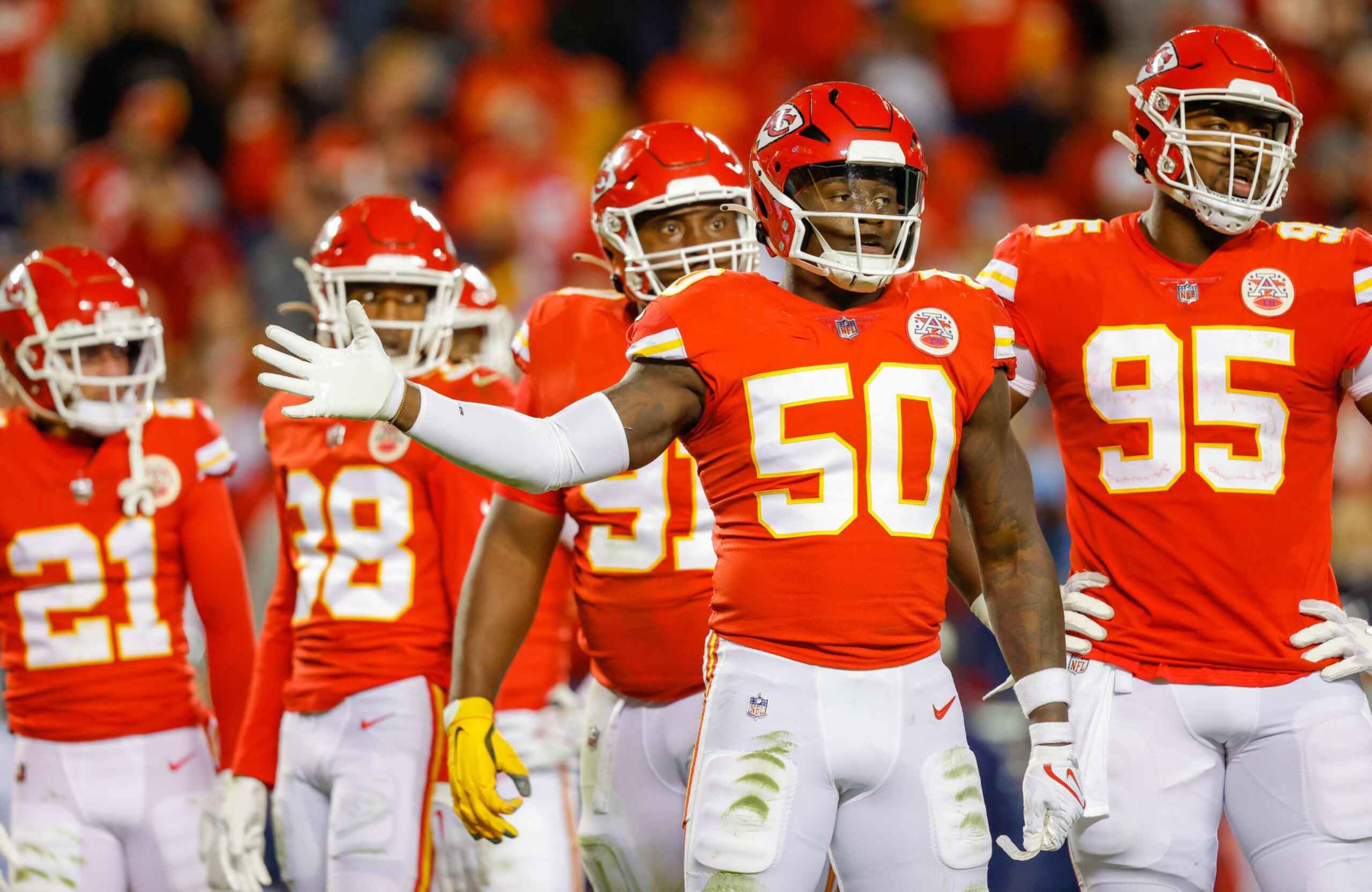 Willie Gay and the Chiefs defense have to play better against the run. Willie Gay and the Chiefs defense have to play better against the run.