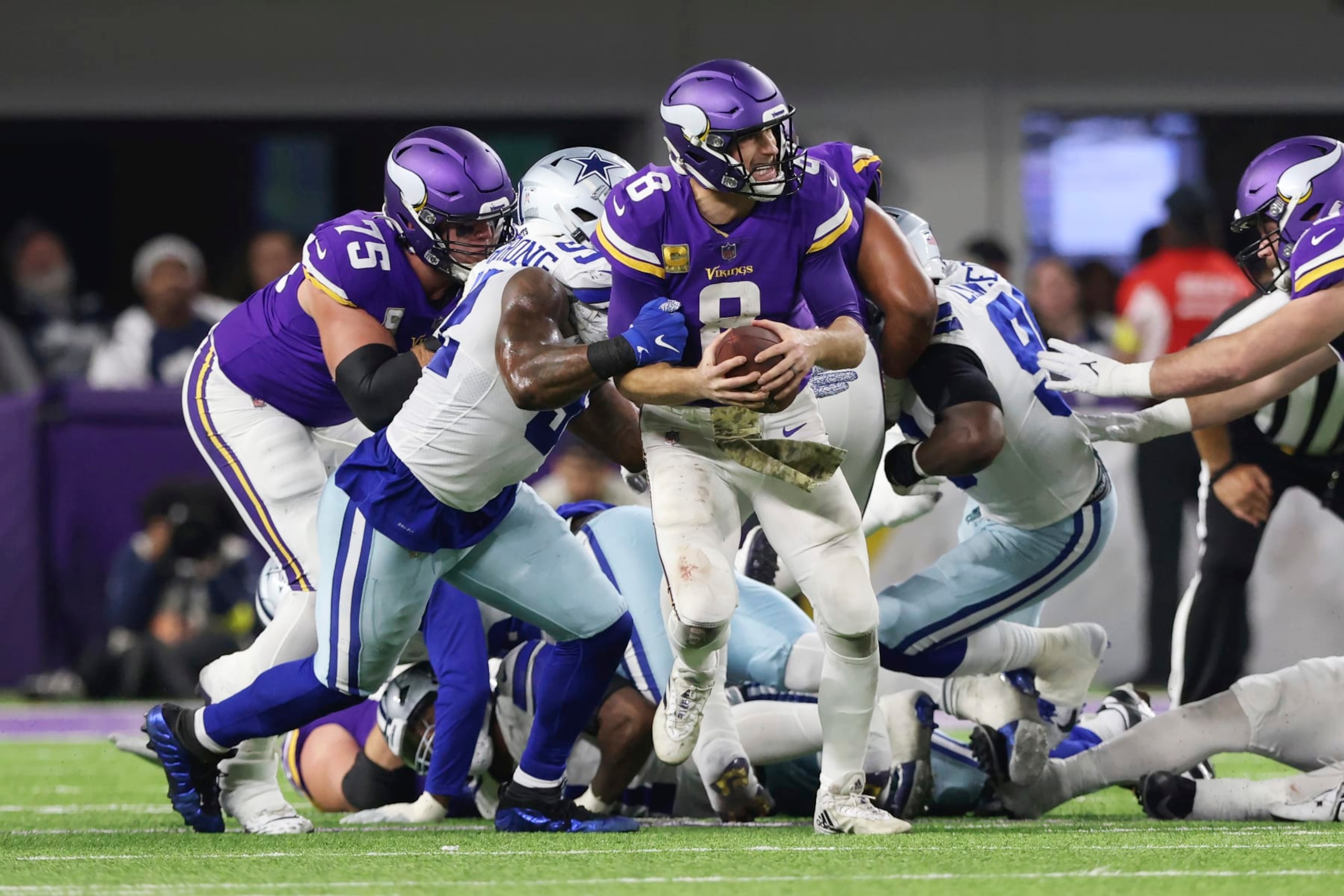 The Dallas defensive front had a field day against Kirk Cousins and the Vikings. The Dallas defensive front had a field day against Kirk Cousins and the Vikings.