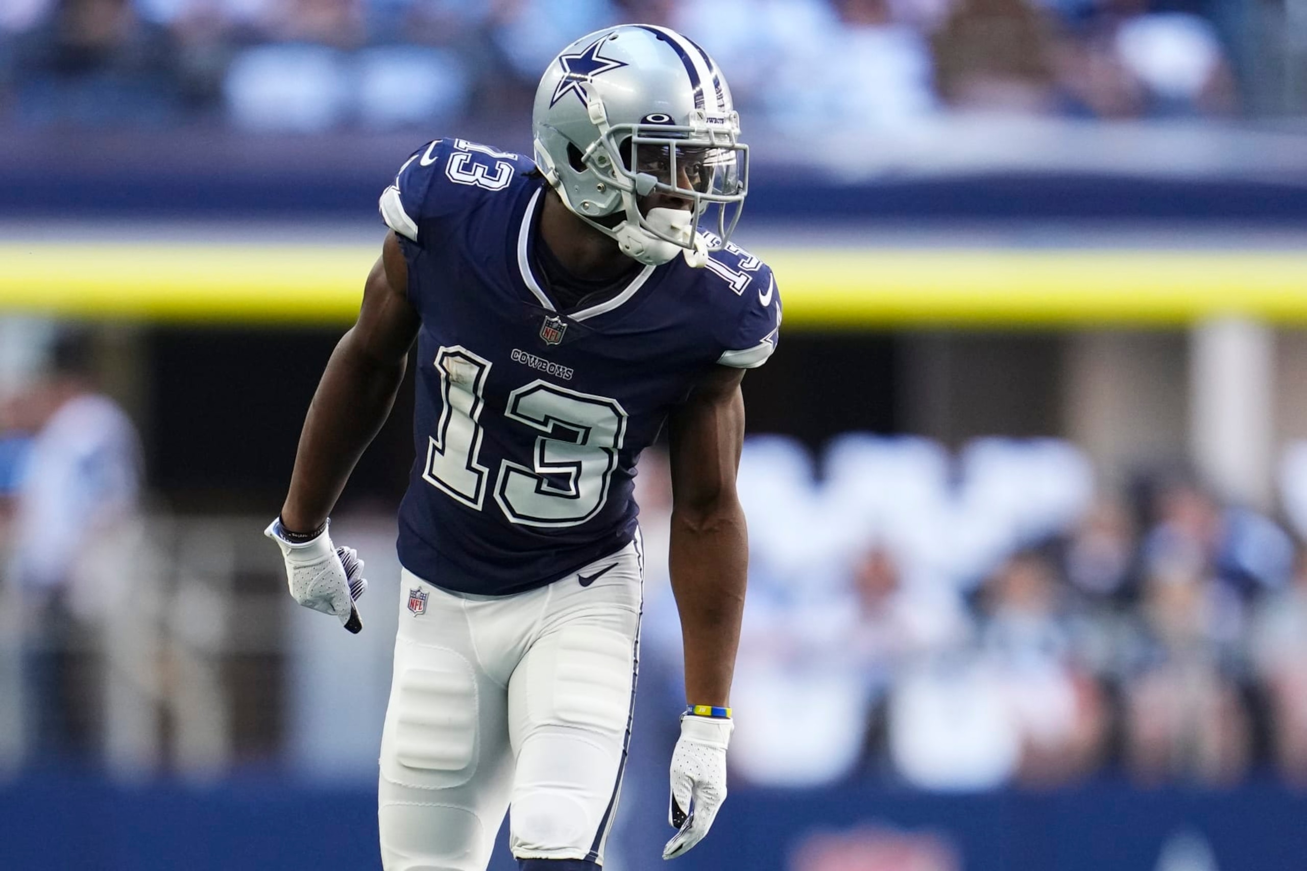 Michael Gallup hasn't lived up to expectations in his return from ACL surgery. Michael Gallup hasn't lived up to expectations in his return from ACL surgery.