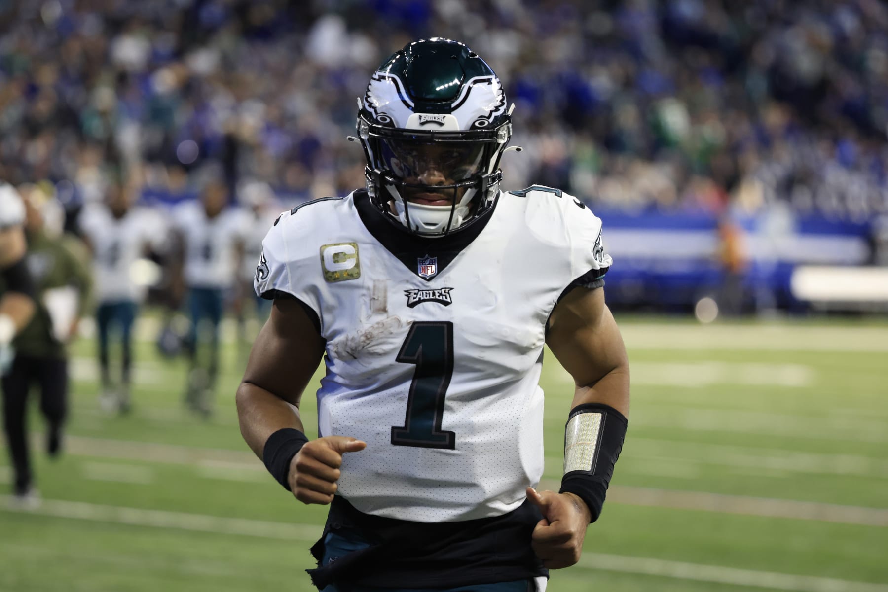 Jalen Hurts is going to have to continue to develop to take the Eagles to the Super Bowl. 
