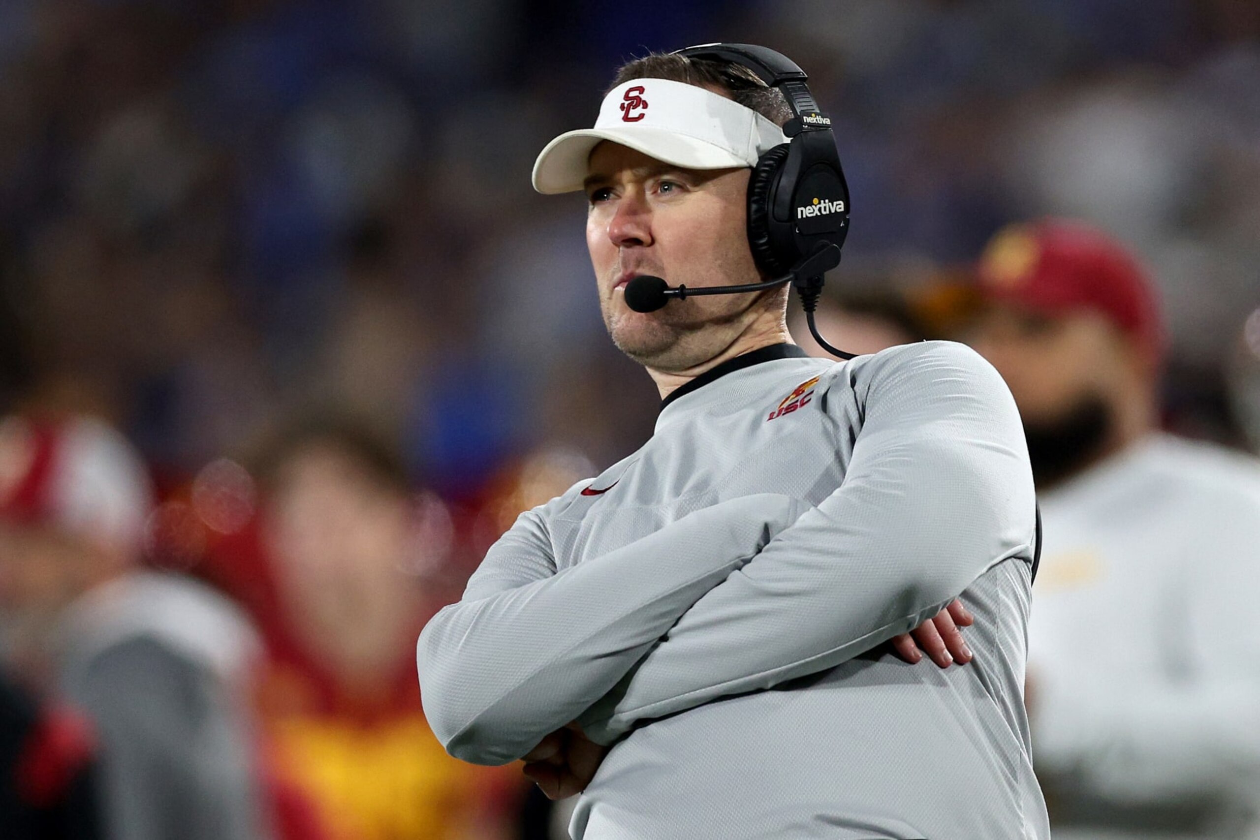 Lincoln Riley has the USC Trojans on the brink of the playoff. Lincoln Riley has the USC Trojans on the brink of the playoff.