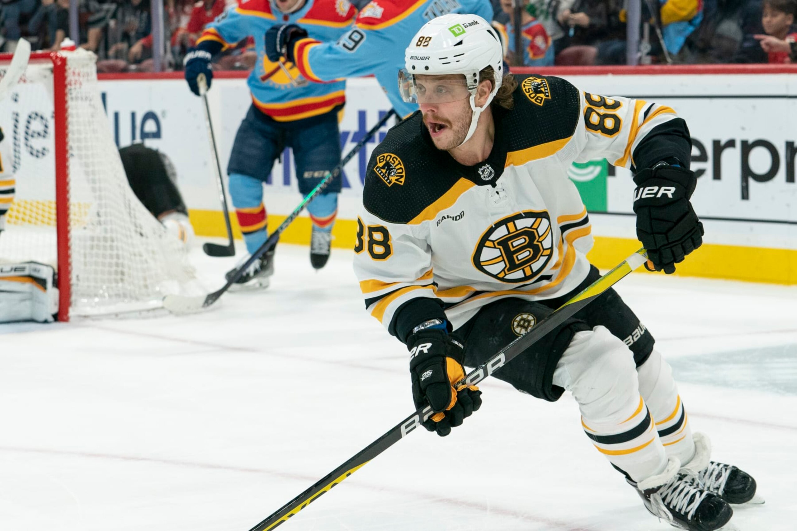 Boston's David Pastrnak 