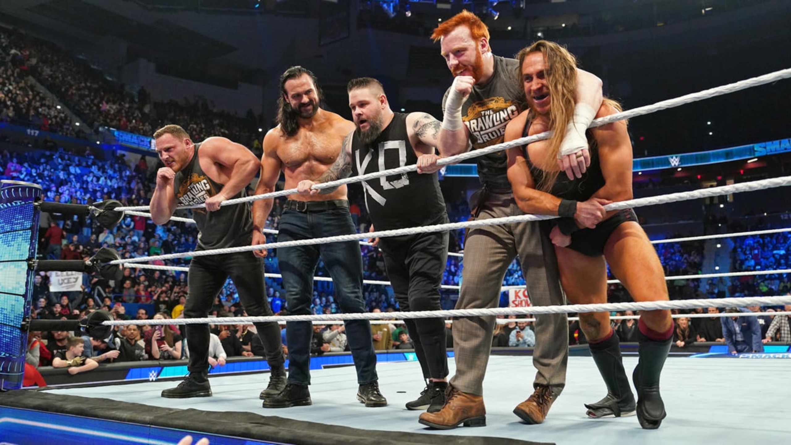 Sheamus and Drew McIntyre look to win the WarGames advantage for their team Friday night. Sheamus and Drew McIntyre look to win the WarGames advantage for their team Friday night.