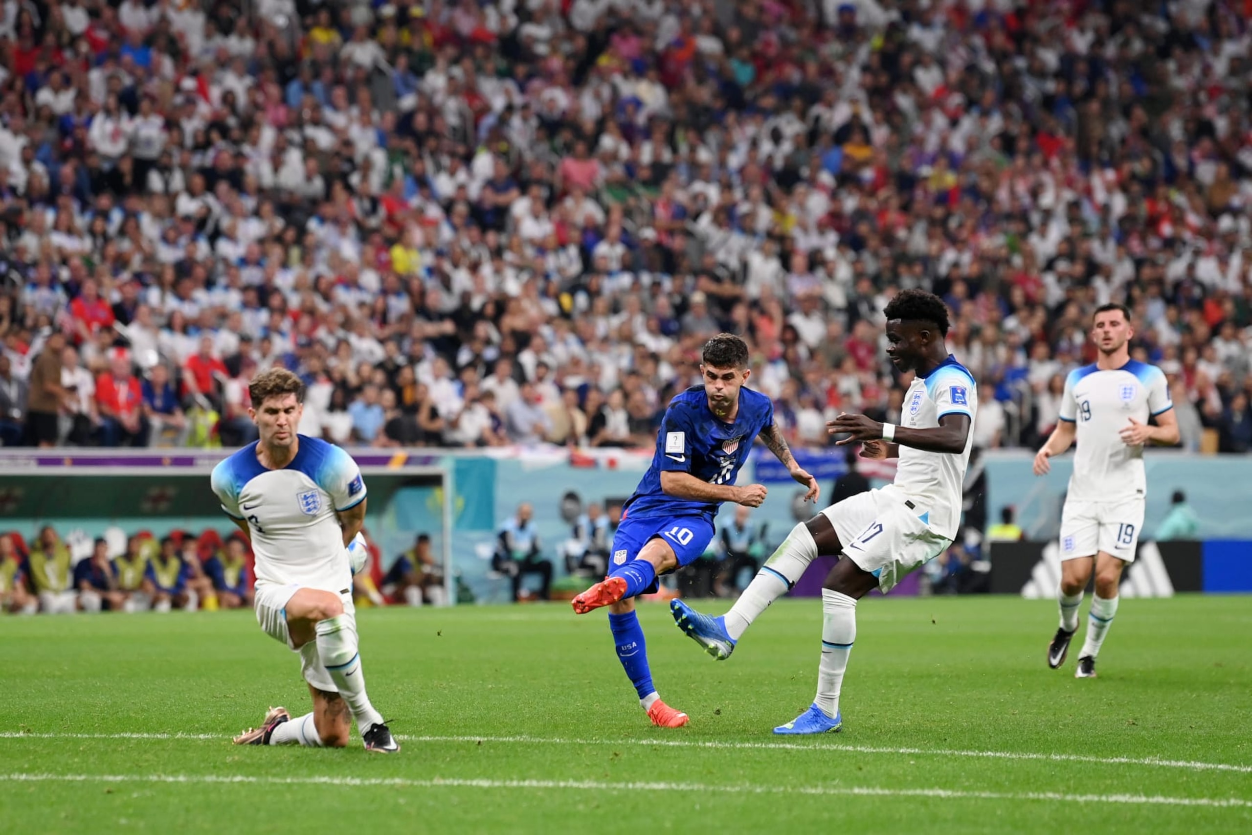 The United States' Christian Pulisic The United States' Christian Pulisic
