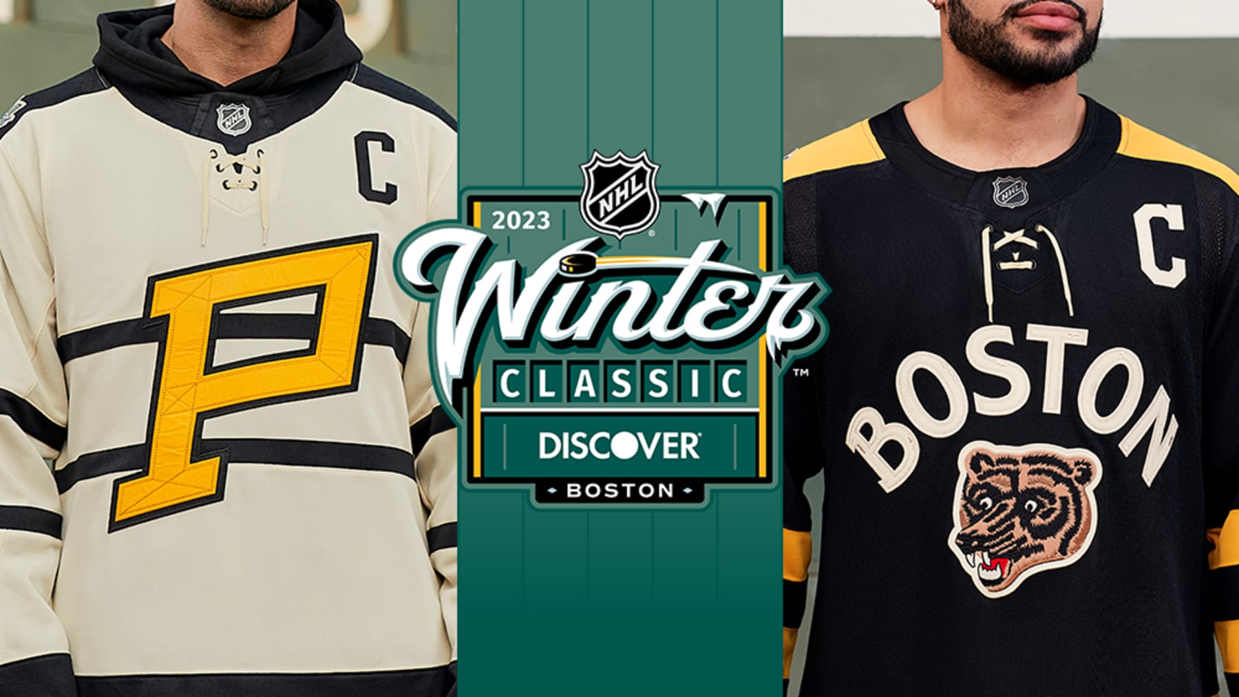 Pittsburgh and Boston unveiled their 2023 Winter Classic jerseys