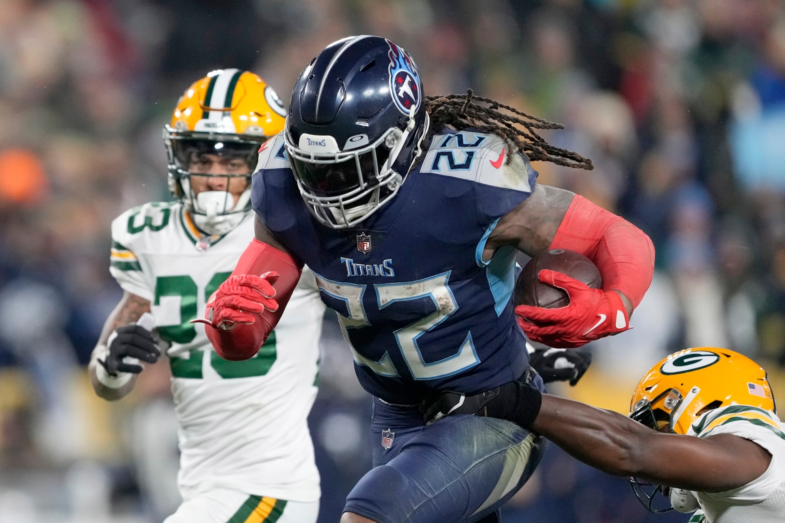 Derrick Henry could help out the Jets this week. Derrick Henry could help out the Jets this week.
