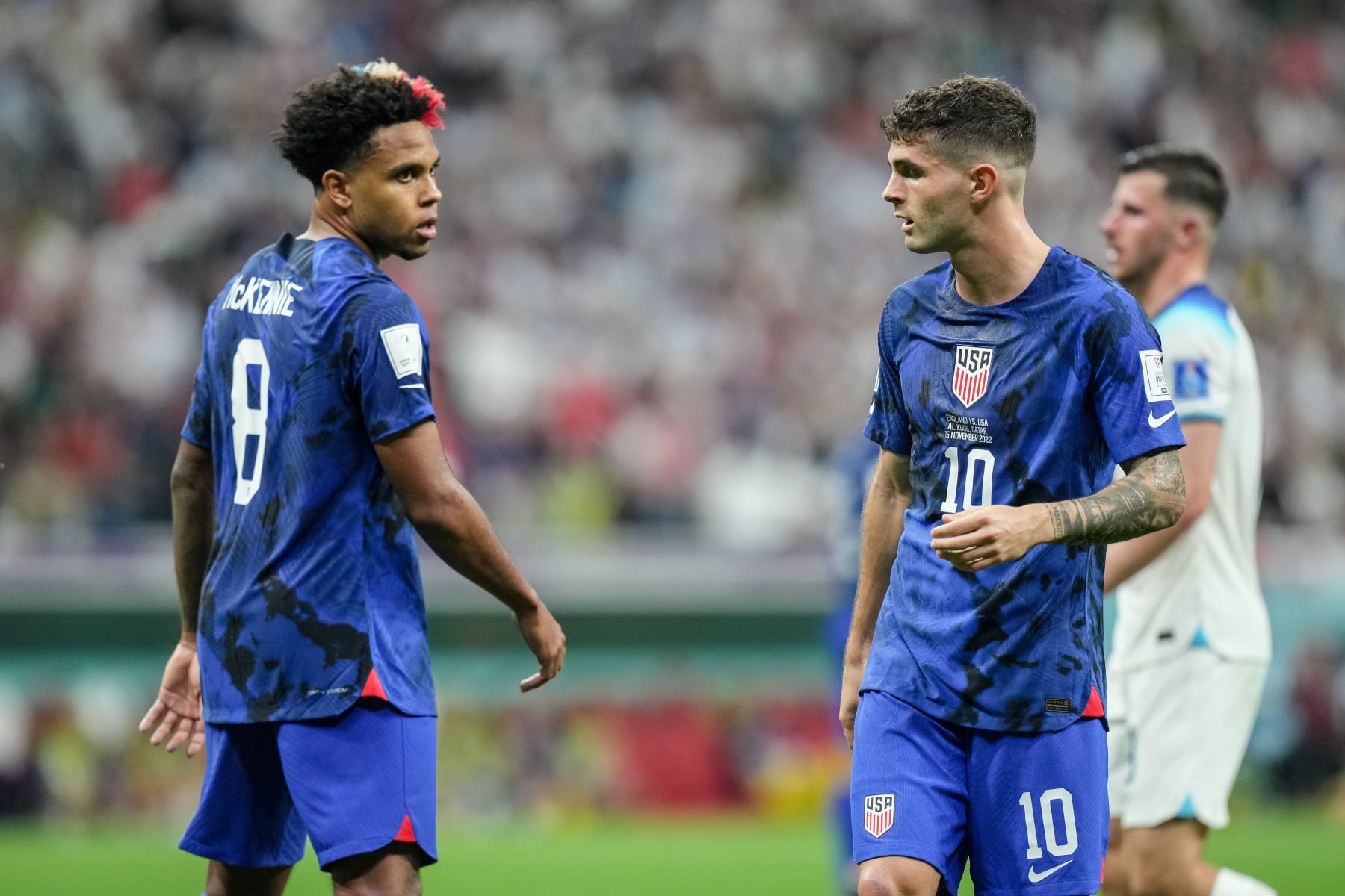 Weston McKennie and Christian Pulisic both played standout roles in the 0-0 draw with England. Pulisic's effort earned him the Man of the Match honor. 