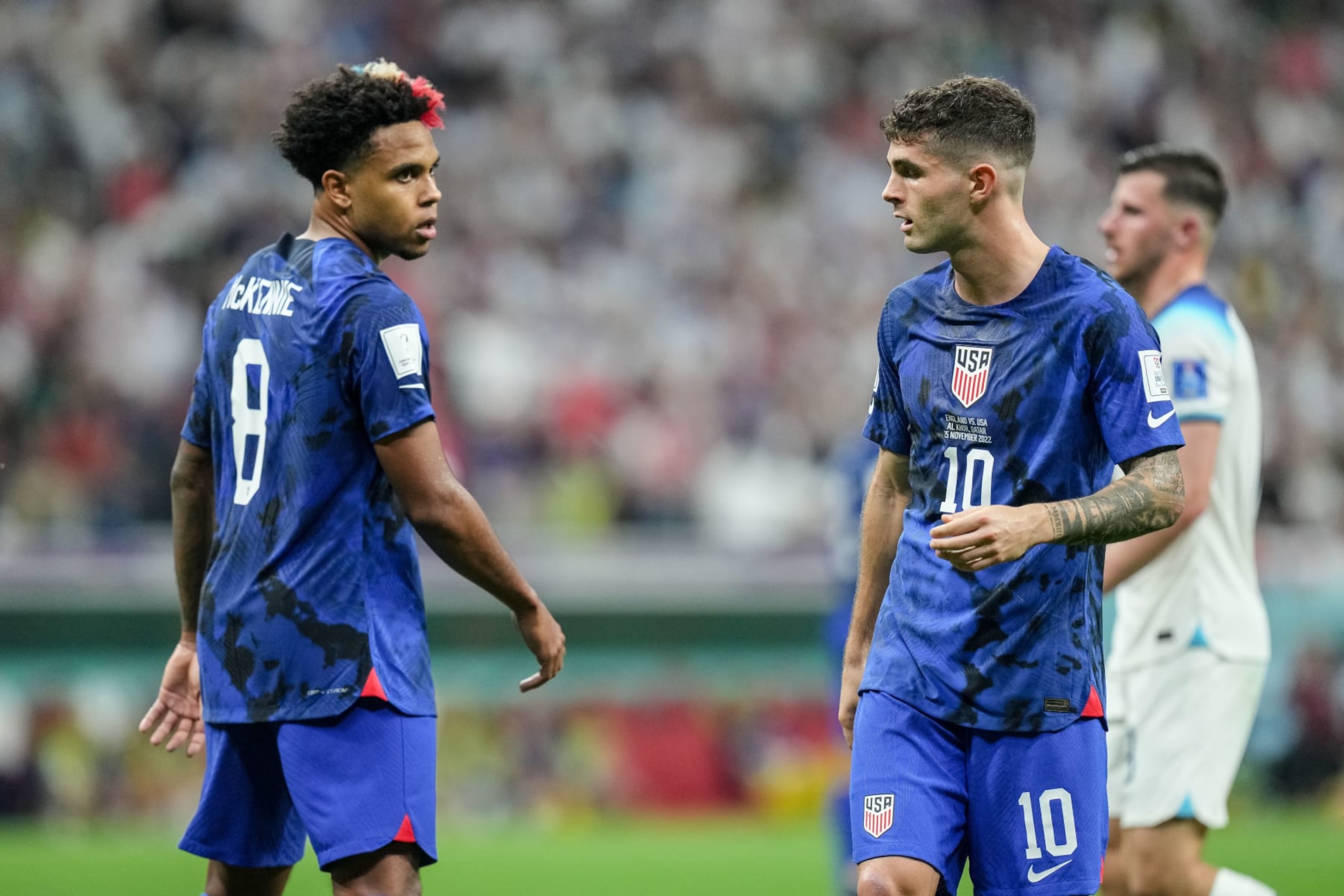Weston McKennie and Christian Pulisic both played standout roles in the 0-0 draw with England. Pulisic's effort earned him the Man of the Match honor. Weston McKennie and Christian Pulisic both played standout roles in the 0-0 draw with England. Pulisic's effort earned him the Man of the Match honor.