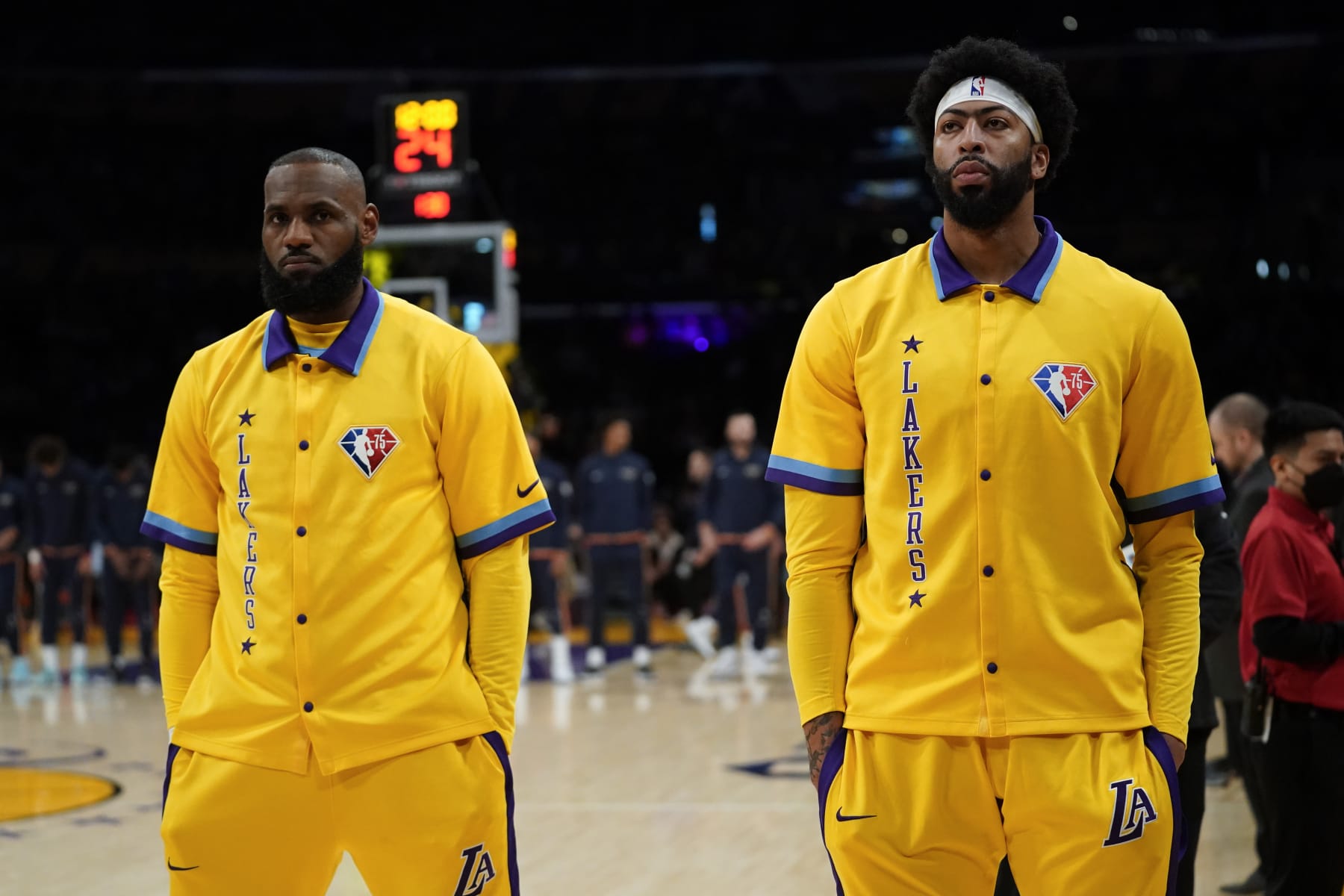 LeBron James and Anthony Davis
