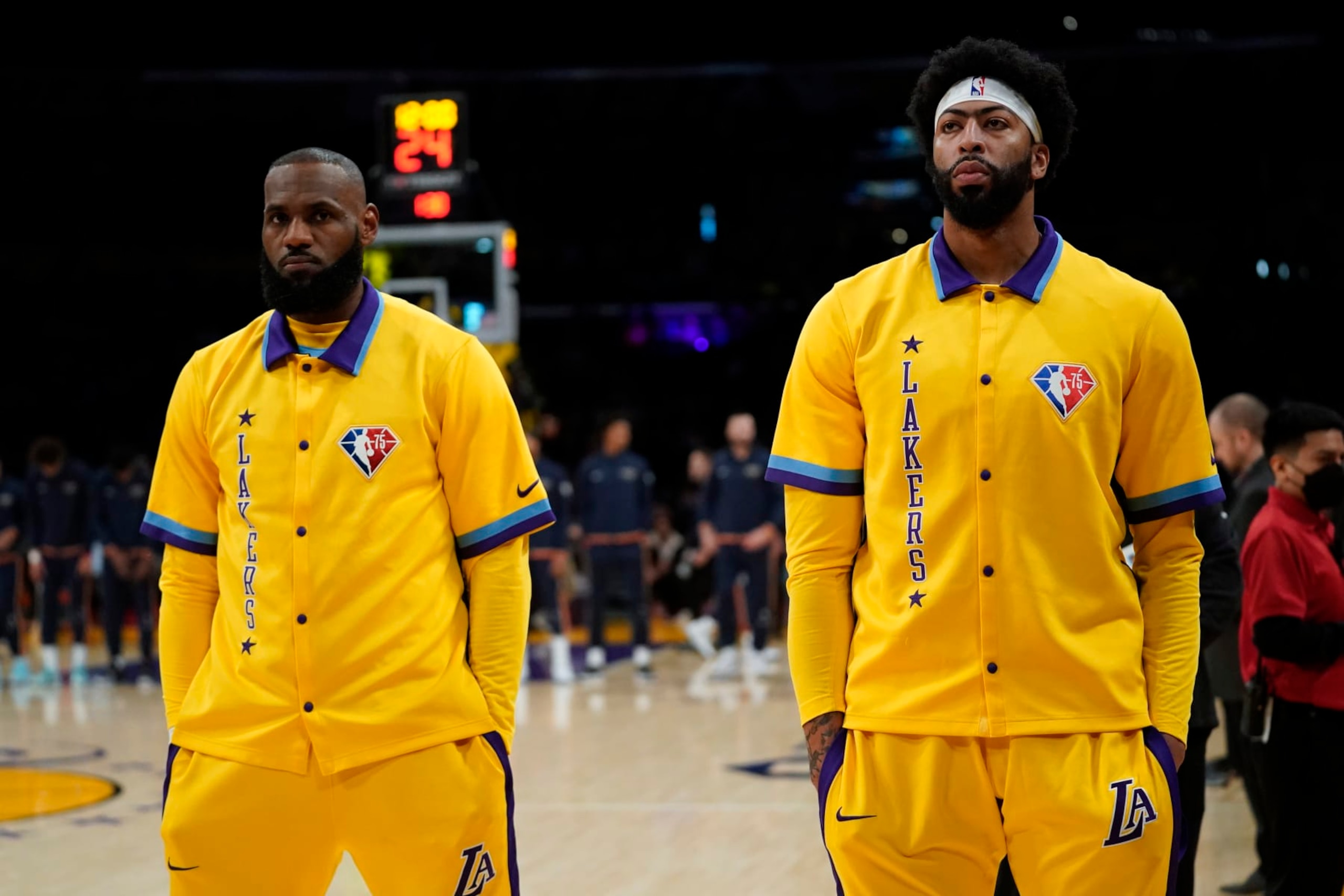 LeBron James and Anthony Davis LeBron James and Anthony Davis