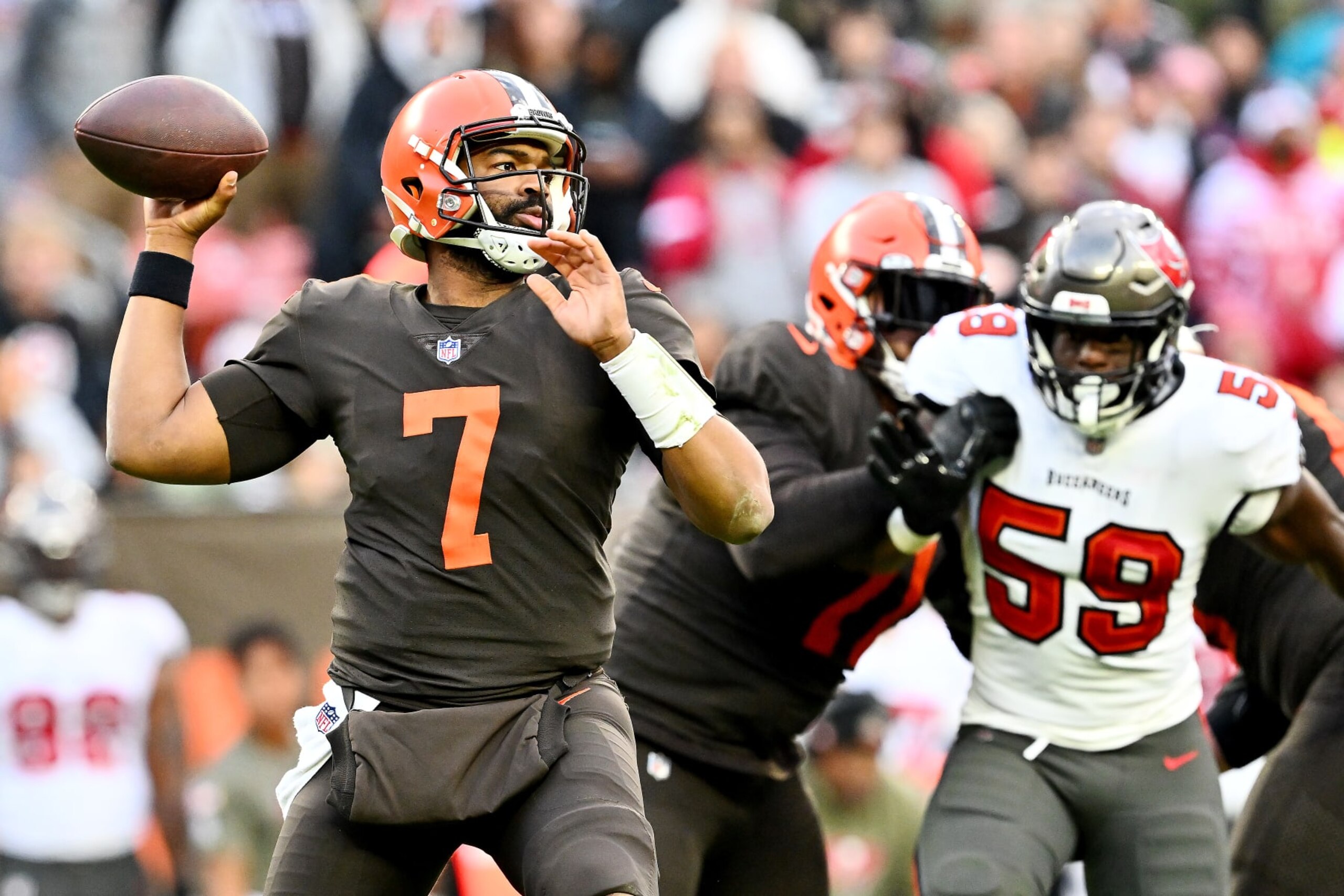 Browns QB Jacoby Brissett Browns QB Jacoby Brissett