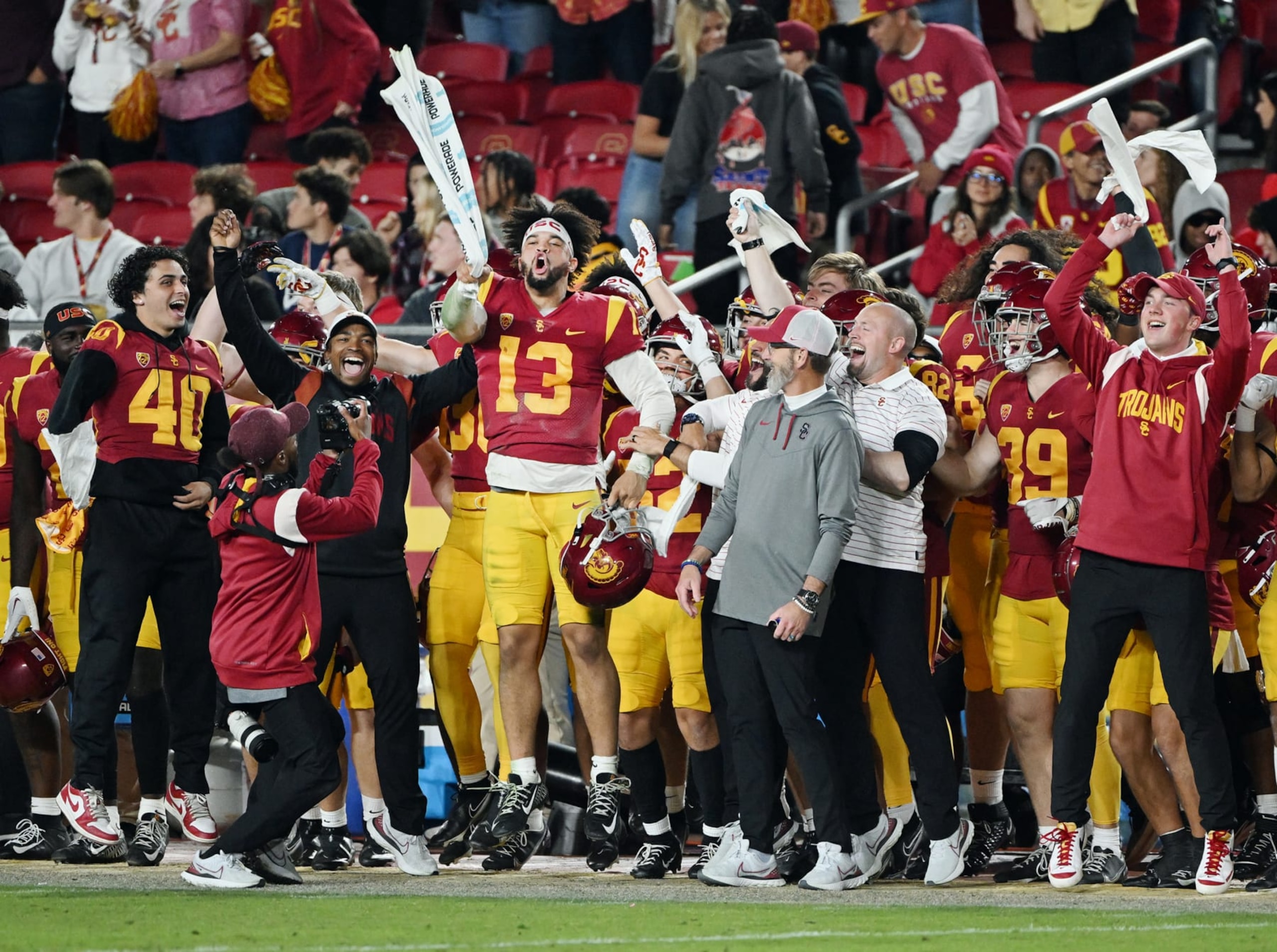 How far can Caleb Williams (No. 13) and the USC Trojans go?