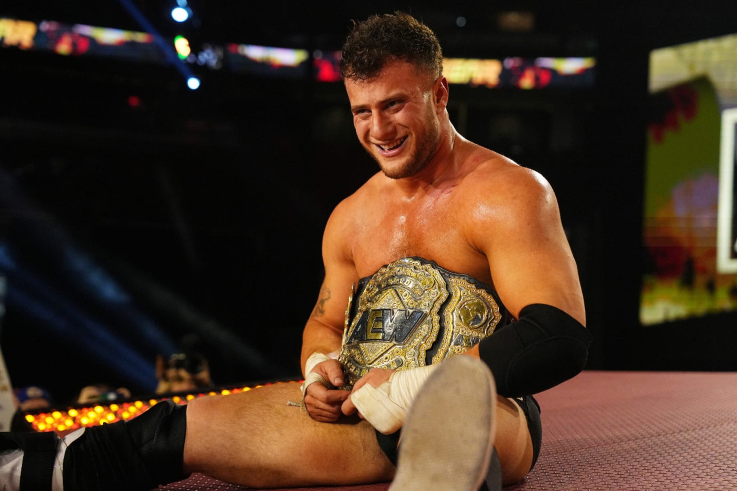 MJF spoke for the first time since capturing the AEW world title at Full Gear.