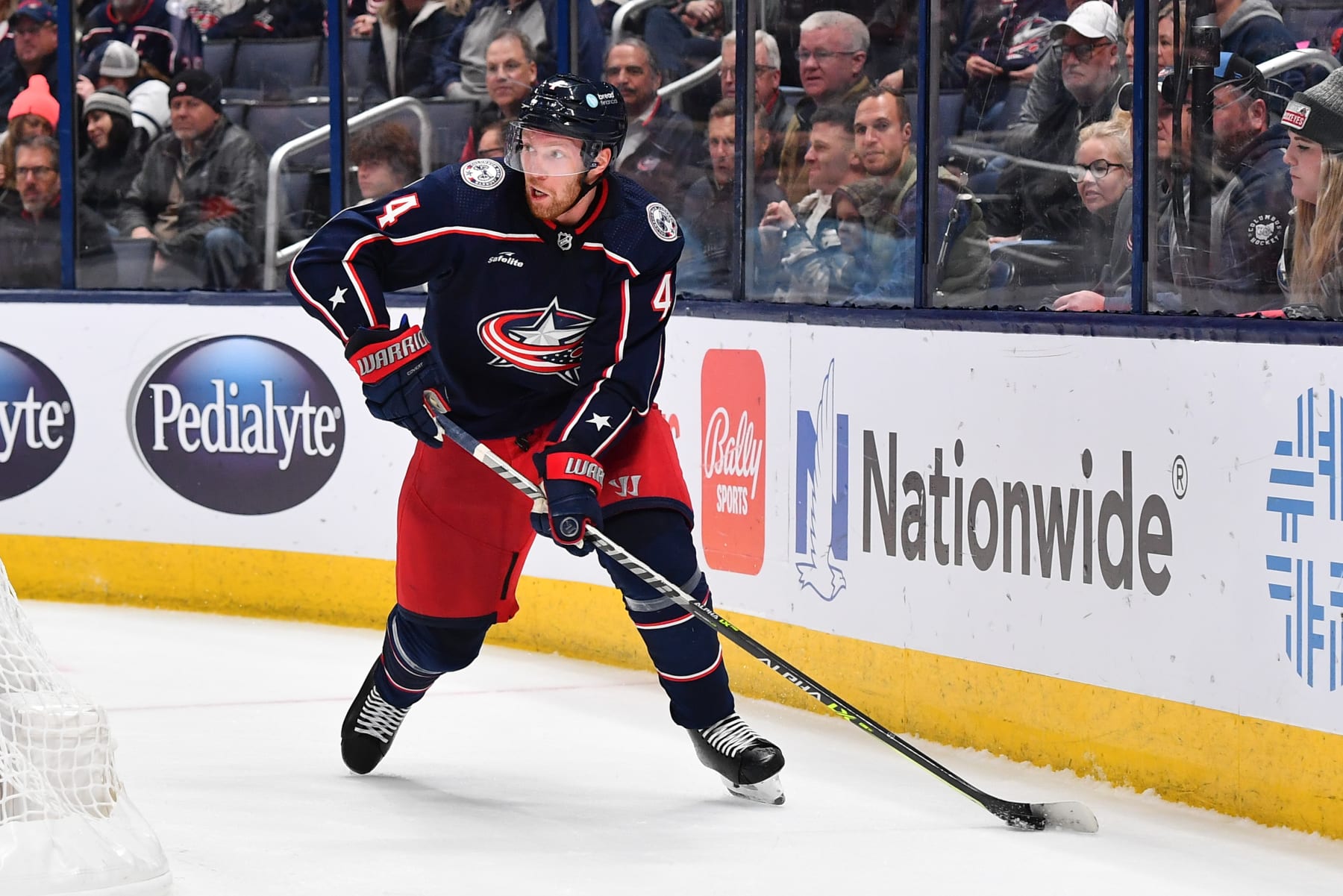 Columbus Blue Jackets defenseman Vladislav Gavrikov.