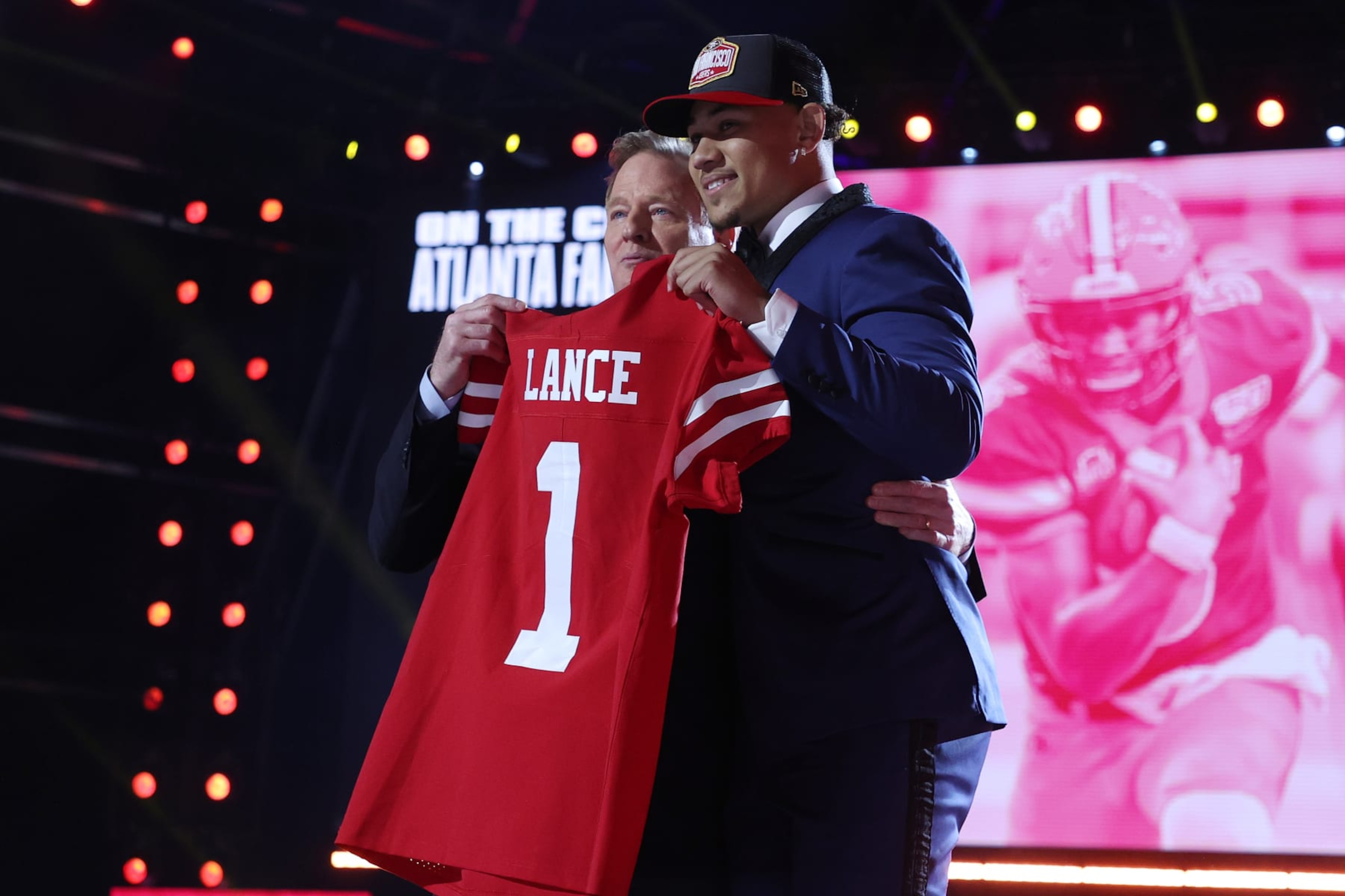 2021 first-round pick Trey Lance 2021 first-round pick Trey Lance