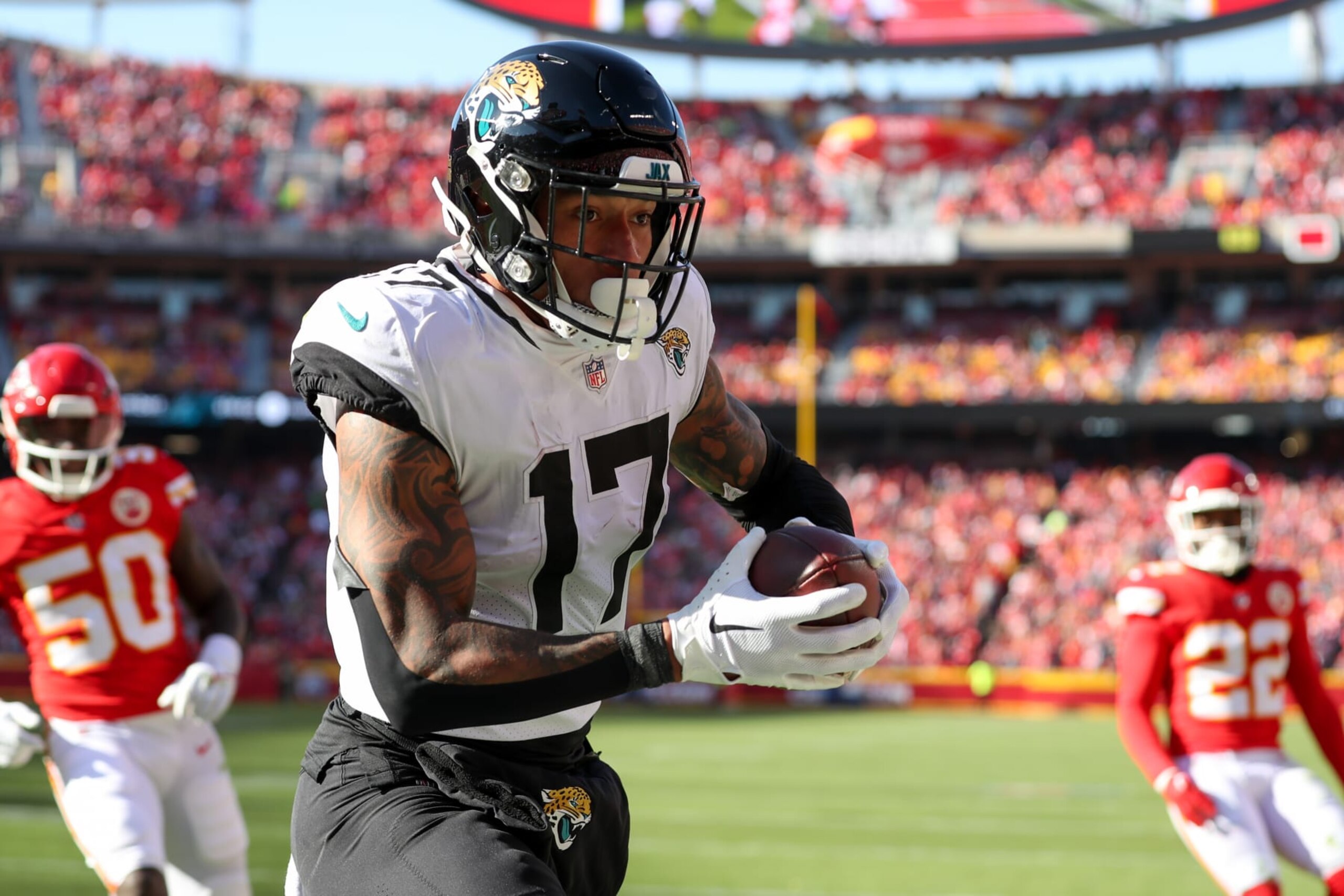 Jaguars TE Evan Engram
Jaguars TE Evan Engram