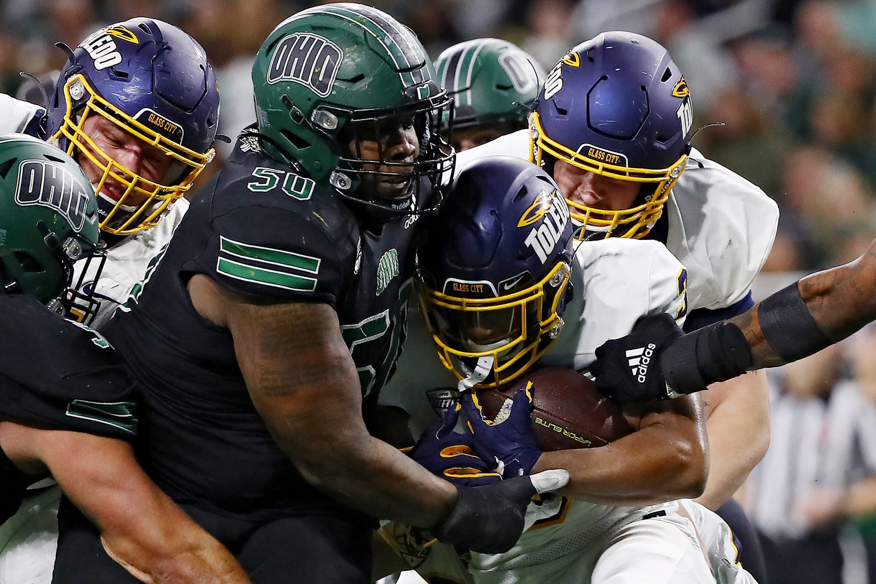 Toledo and Ohio battle in a low-scoring MAC Championship Game.
