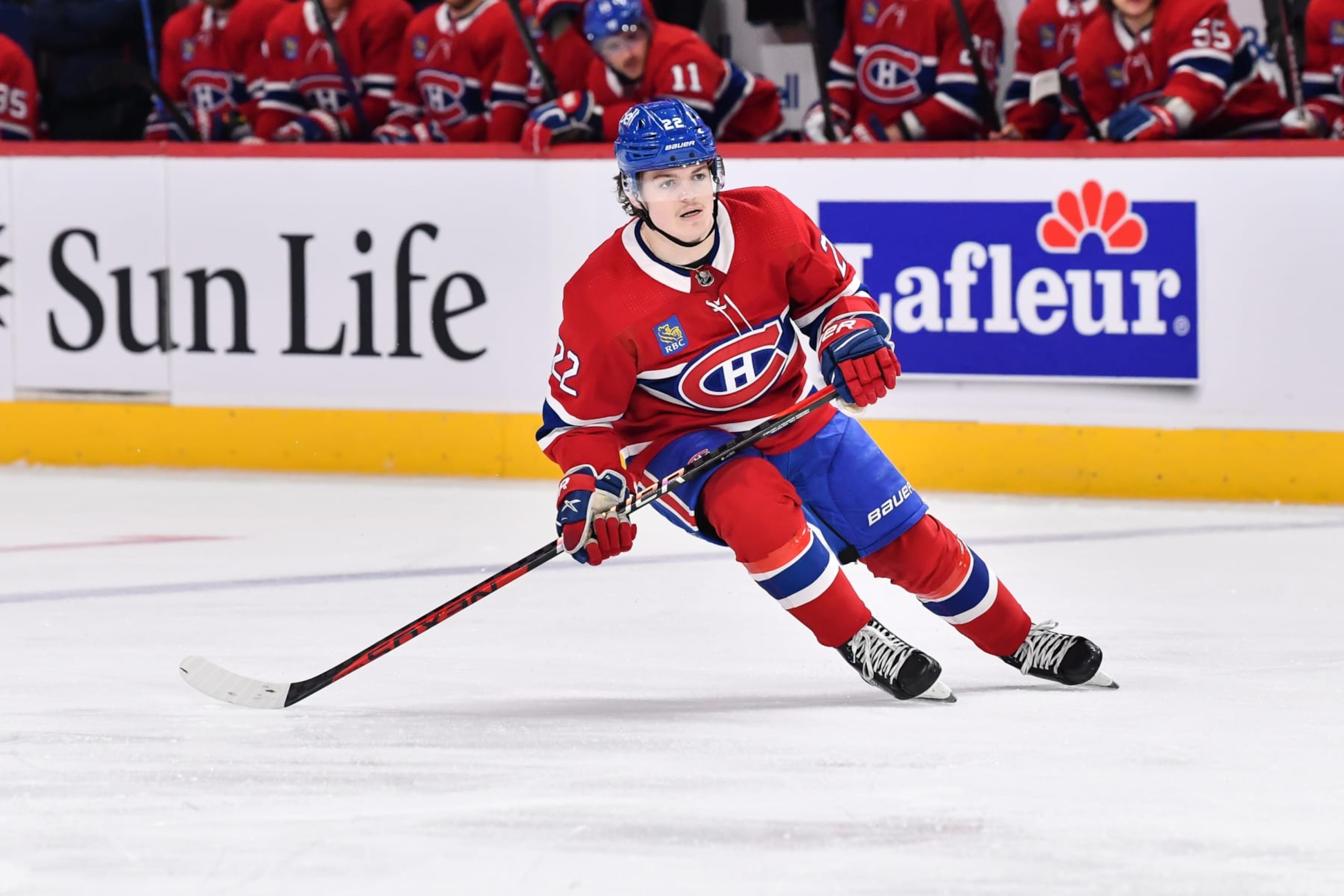 Montreal Canadiens winger Cole Caufield.