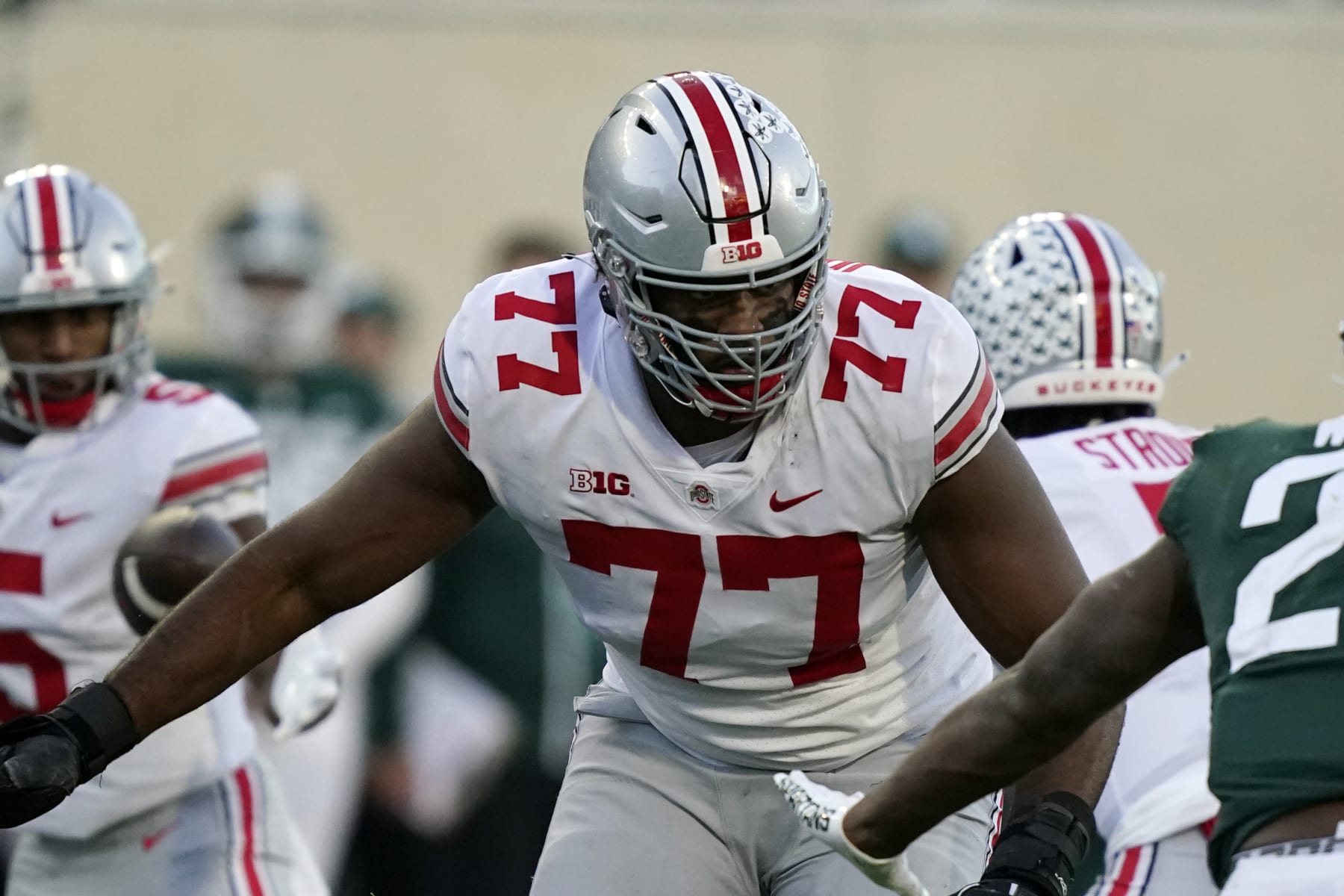 Paris Johnson Jr. has the elite pass-blocking and versatility to be a foundational player for the Packers. 