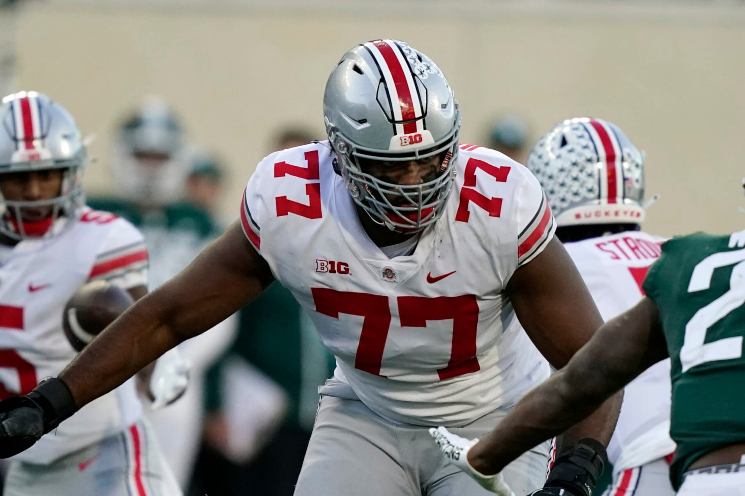 Paris Johnson Jr. has the elite pass-blocking and versatility to be a foundational player for the Packers. 