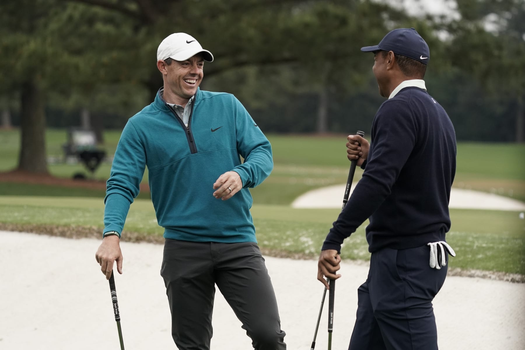 Tiger Woods and Rory McIlroy