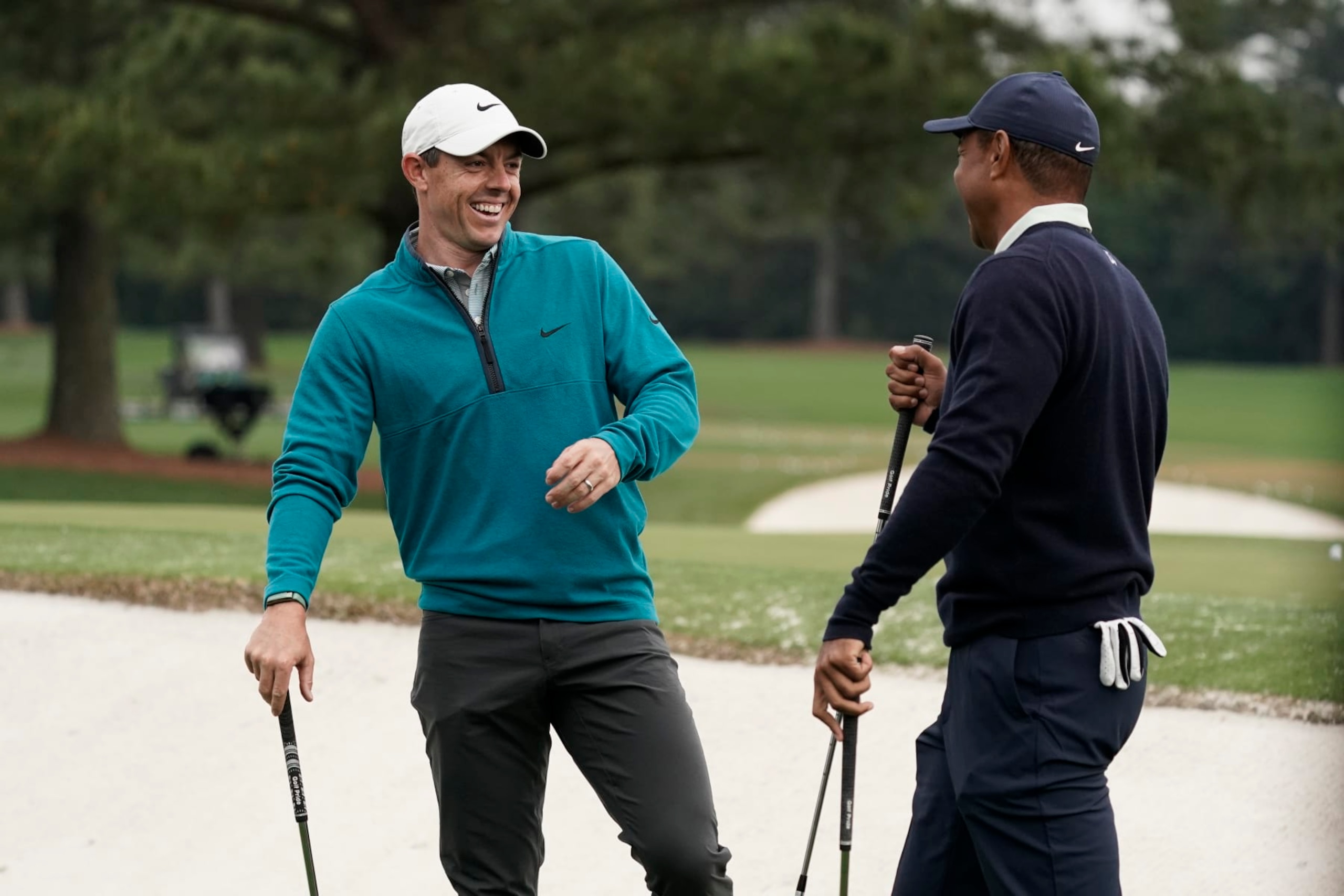 Tiger Woods and Rory McIlroy