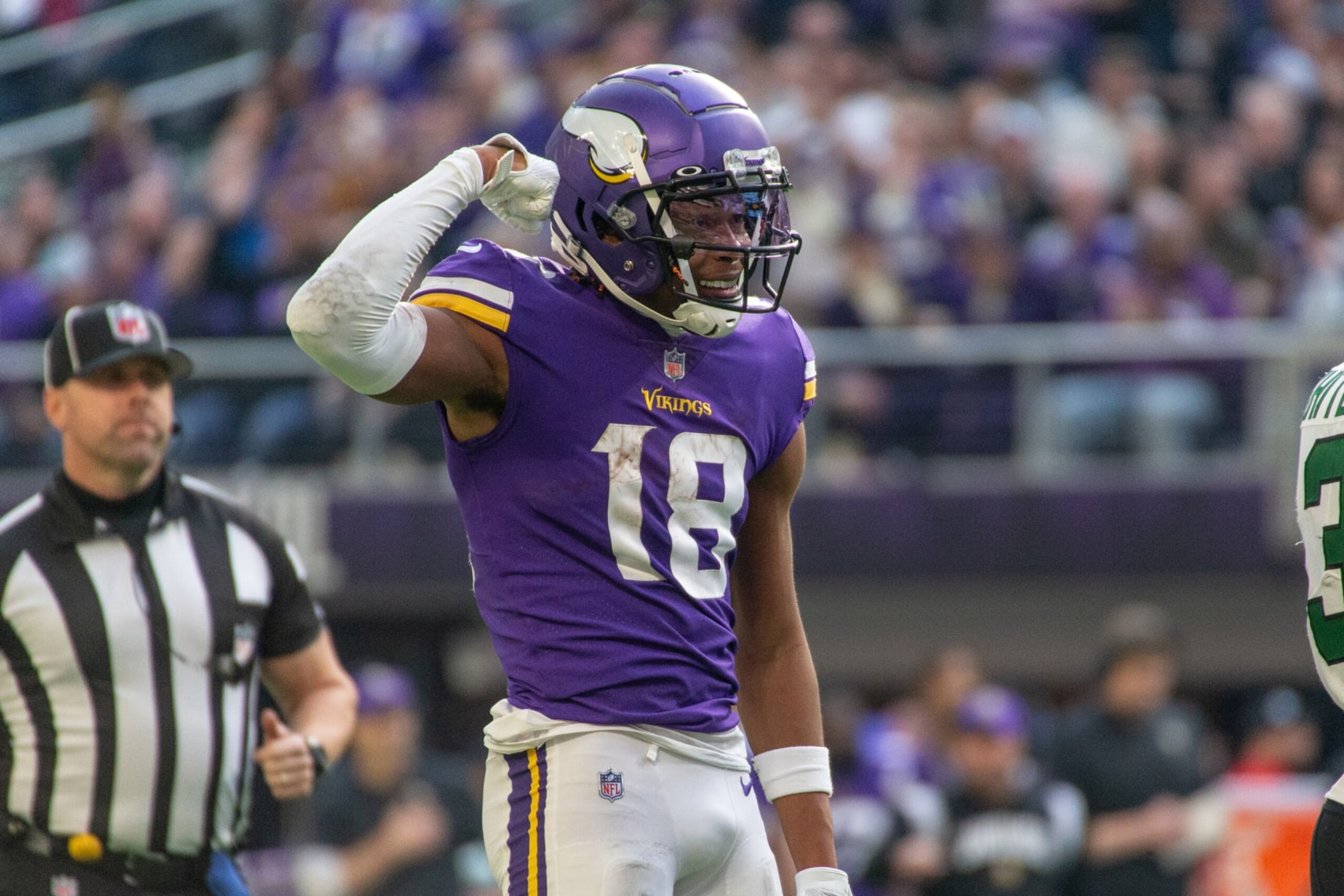 Giants fans should be rooting for Justin Jefferson to go off against the Lions. Giants fans should be rooting for Justin Jefferson to go off against the Lions.