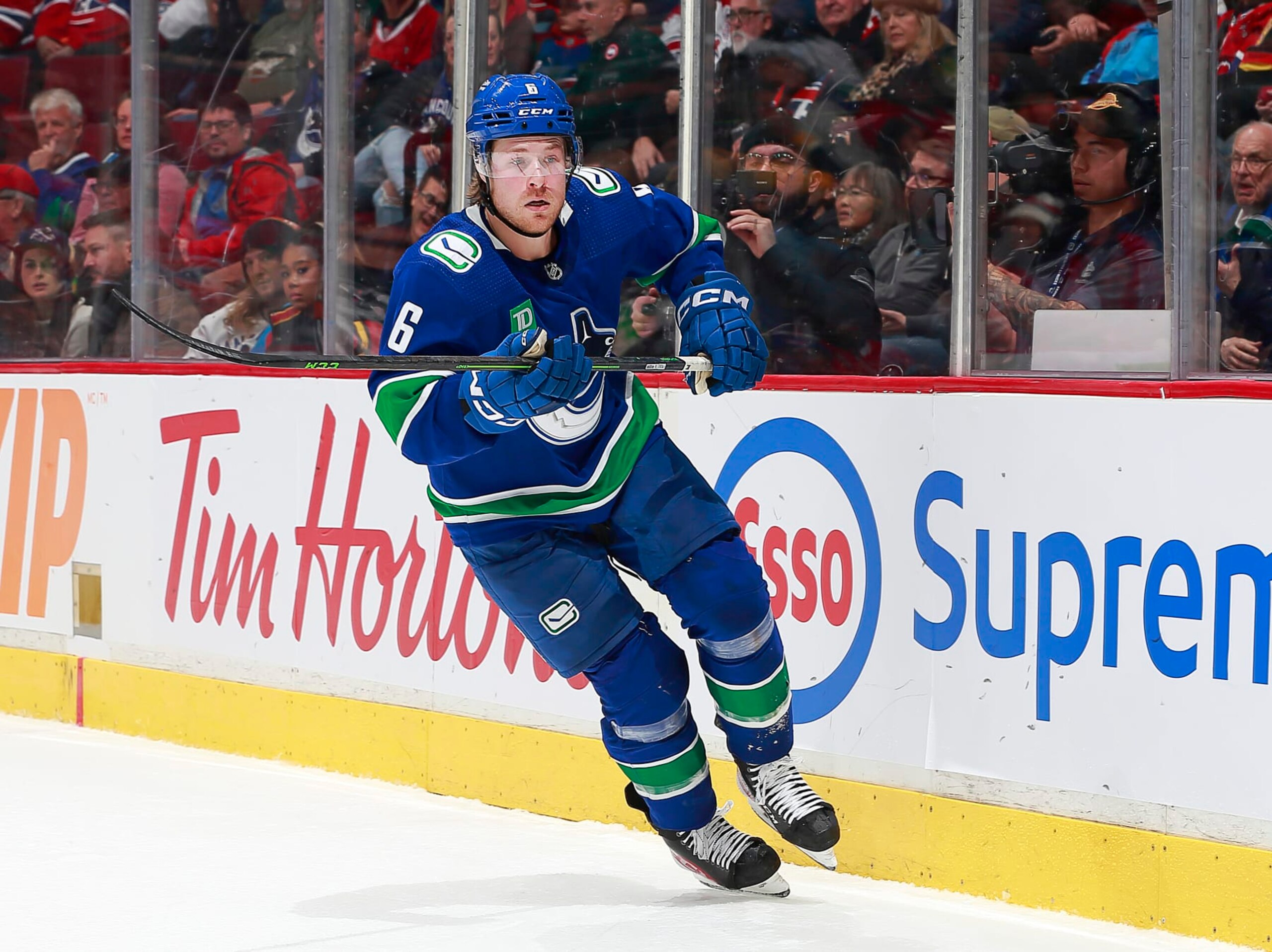 Vancouver Canucks winger Brock Boeser.