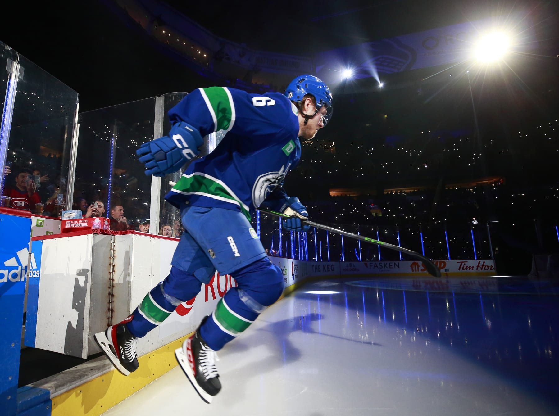 Vancouver Canucks winger Brock Boeser. 
