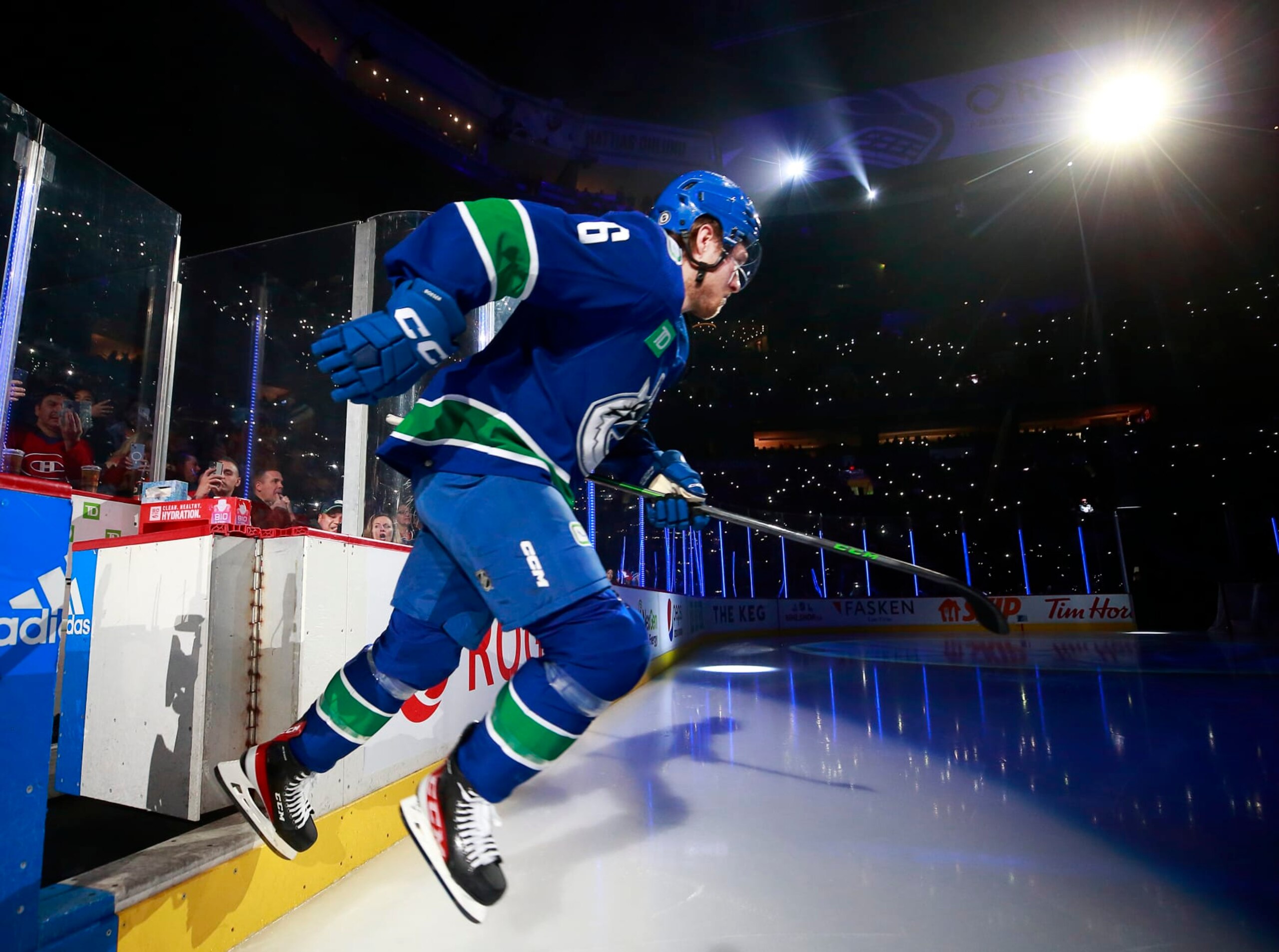 Vancouver Canucks winger Brock Boeser. 