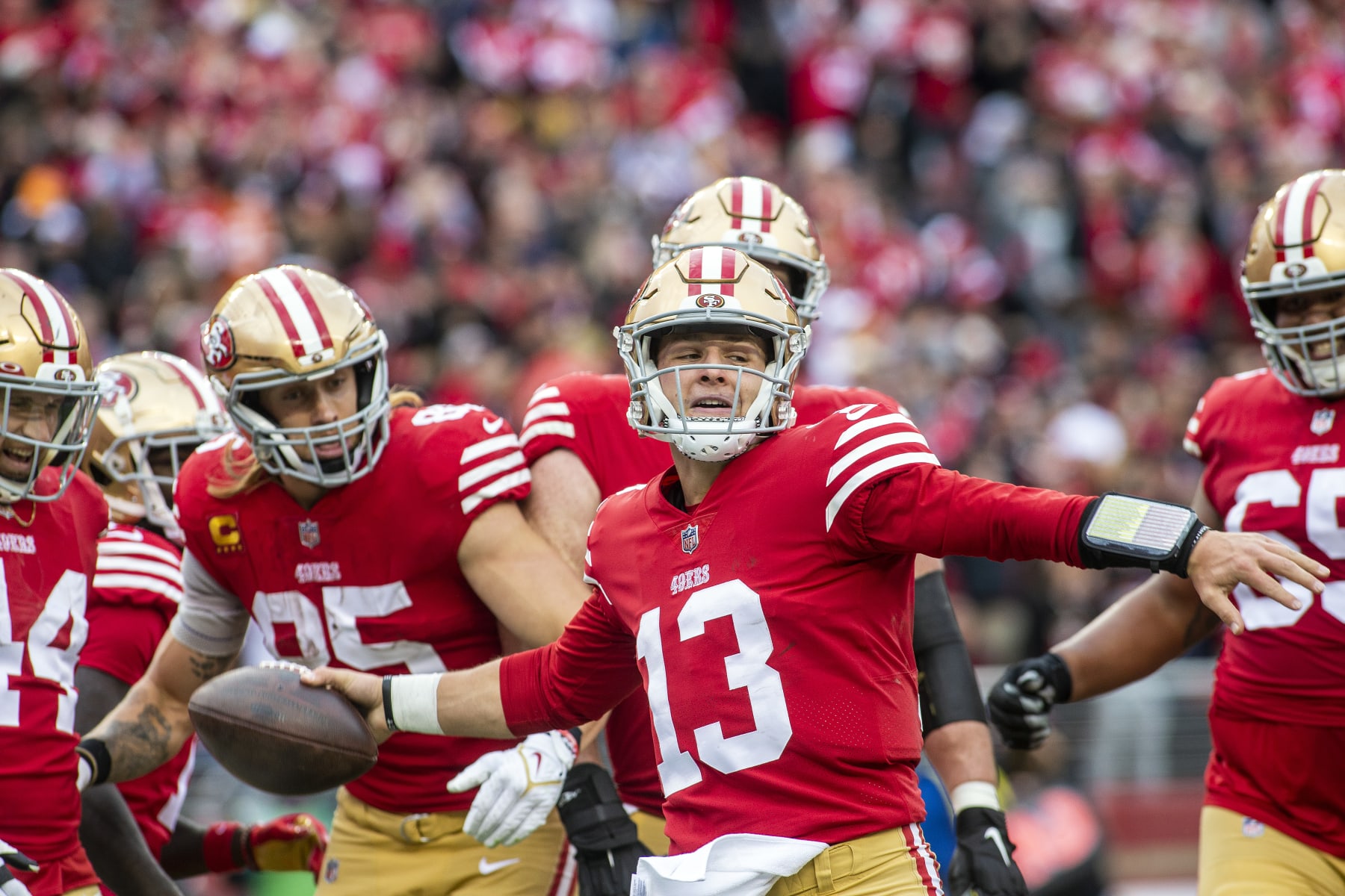 QB Brock Purdy and the 49ers