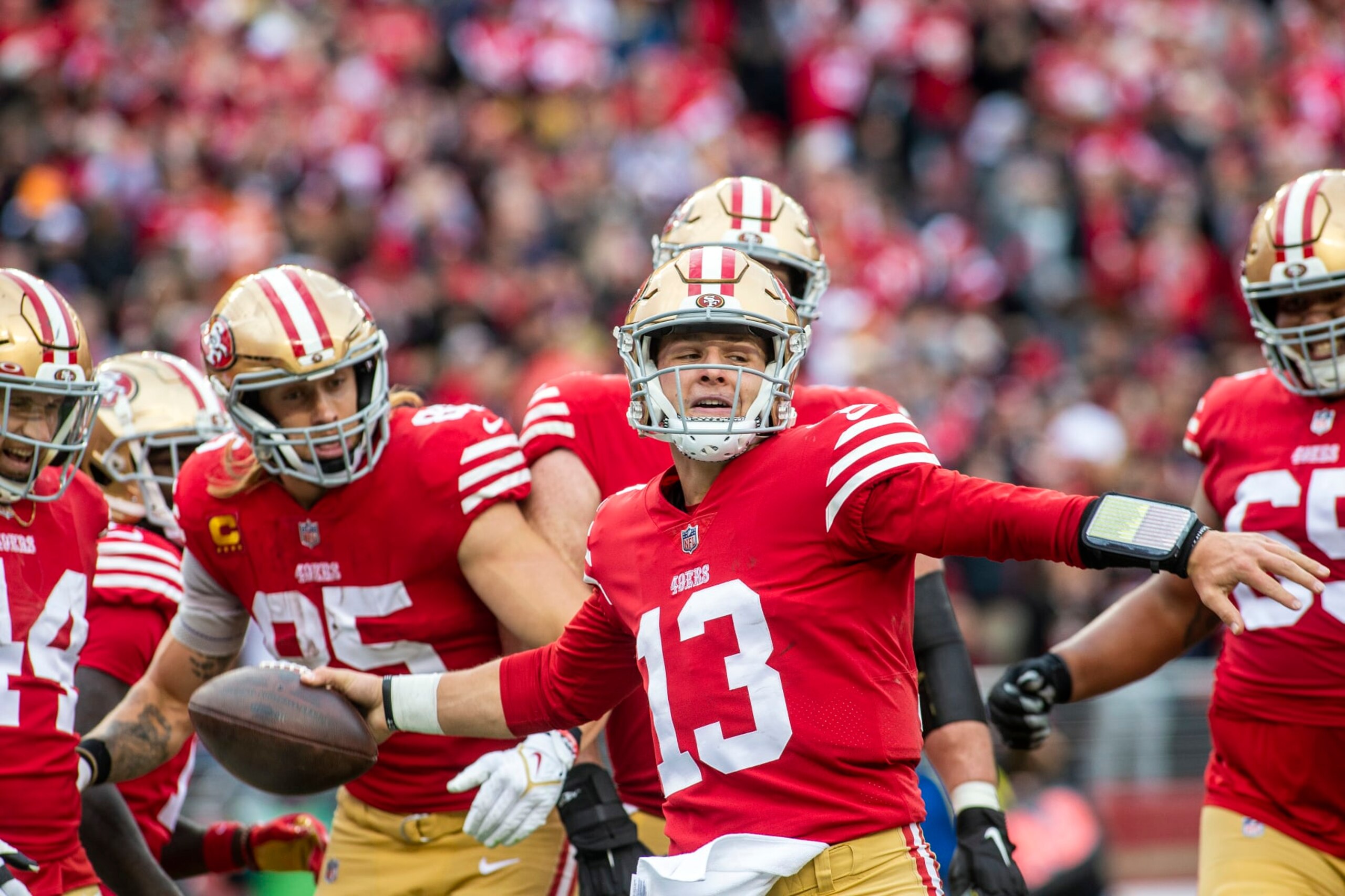 QB Brock Purdy and the 49ers