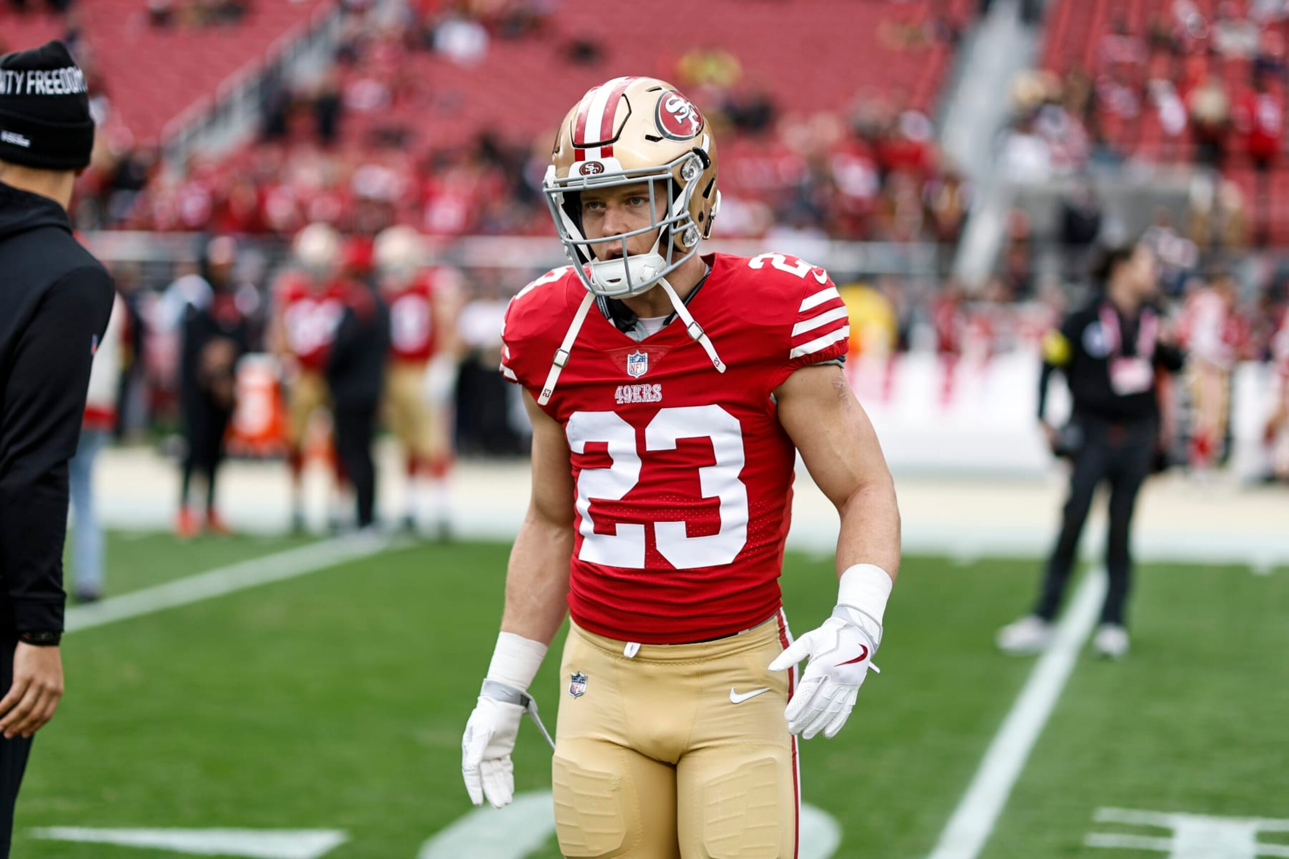 49ers RB Christian McCaffrey 49ers RB Christian McCaffrey