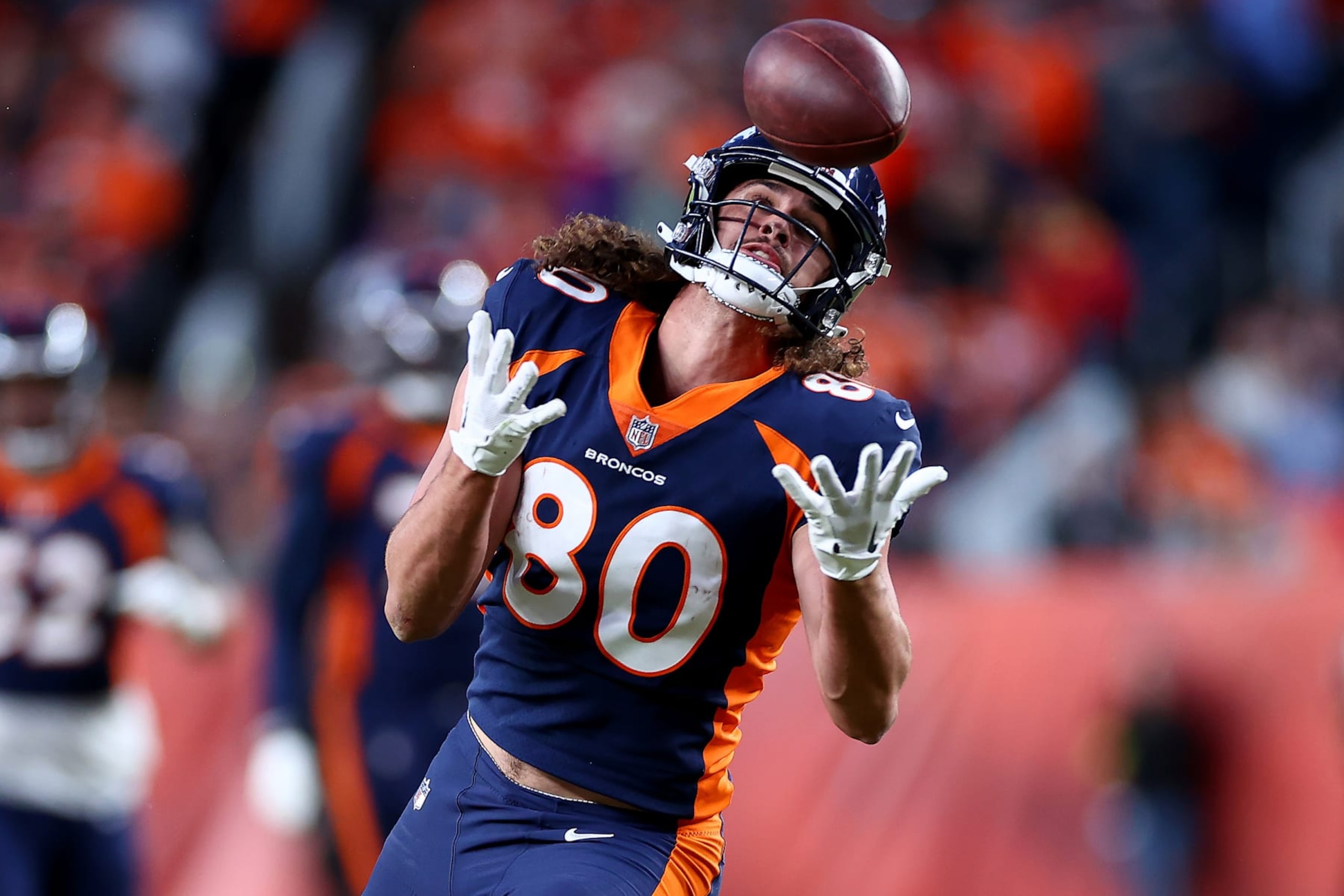 Broncos TE Greg Dulcich Broncos TE Greg Dulcich