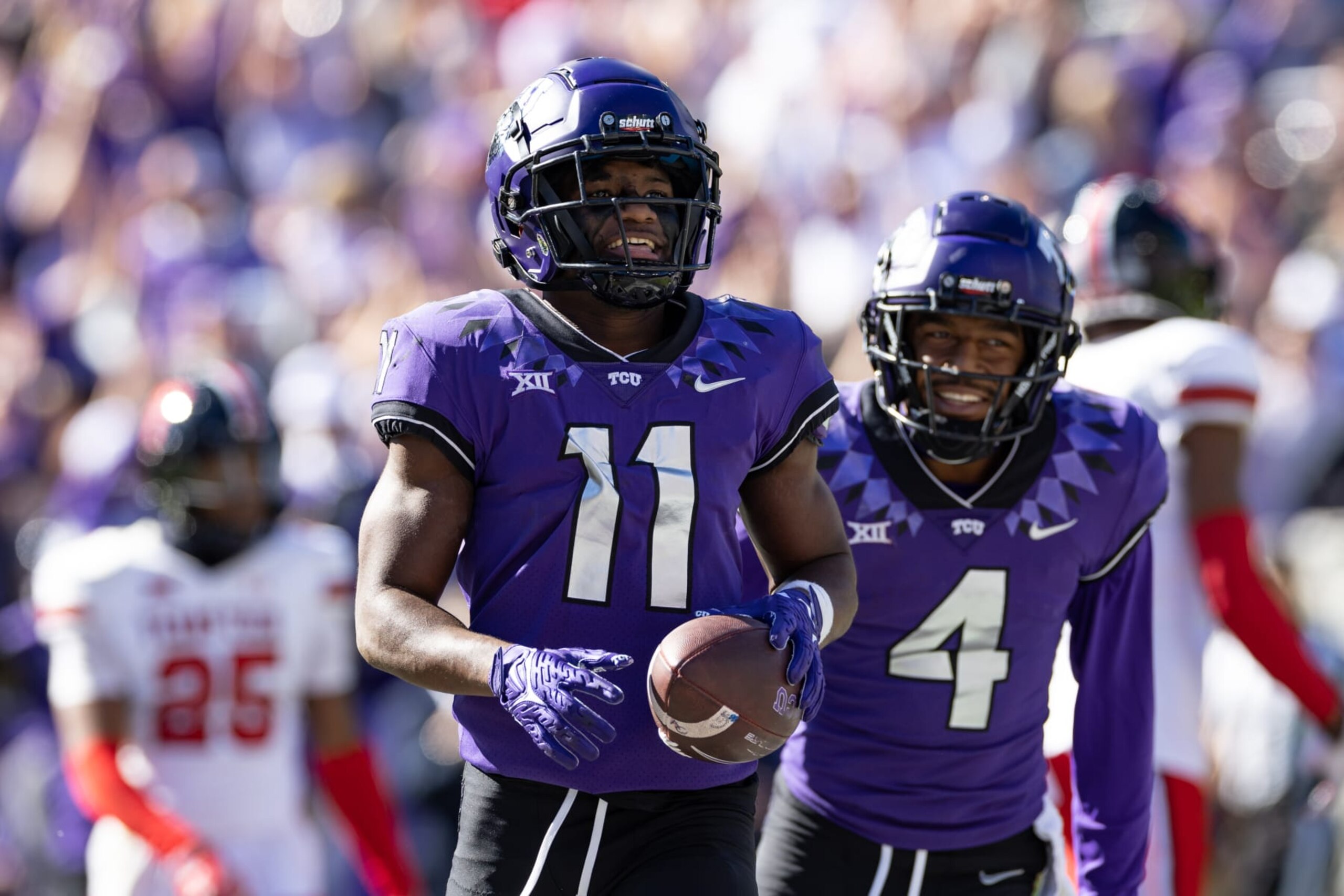 TCU wide receiver Derius Davis TCU wide receiver Derius Davis