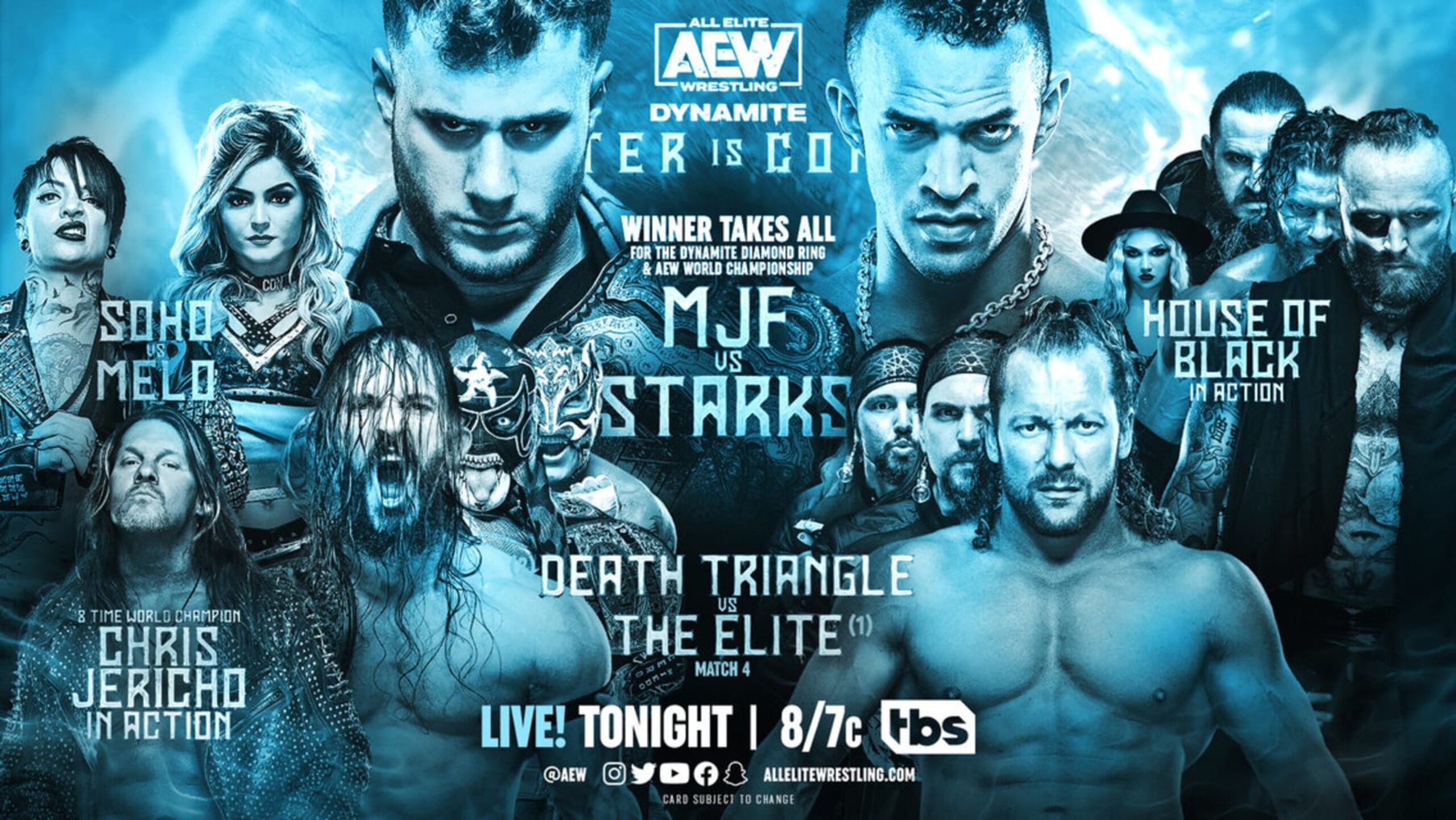 AEW presented a stacked card for its annual Winter Is Coming edition of Dynamite.